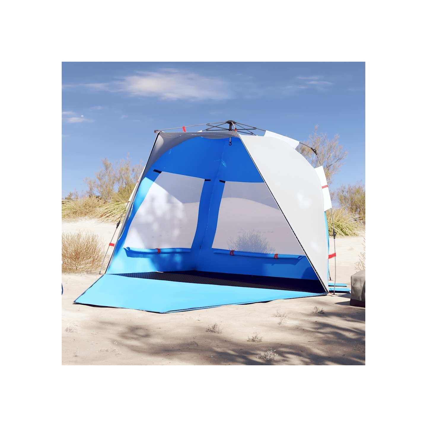 Tente de plage 3 personnes libération rapide imperméable
