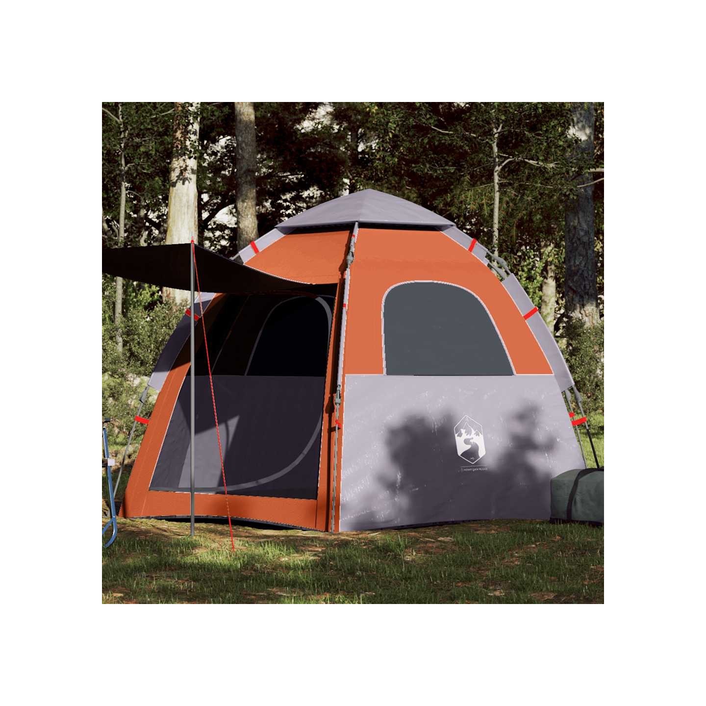 Tente de camping cabine 4 personnes libération rapide