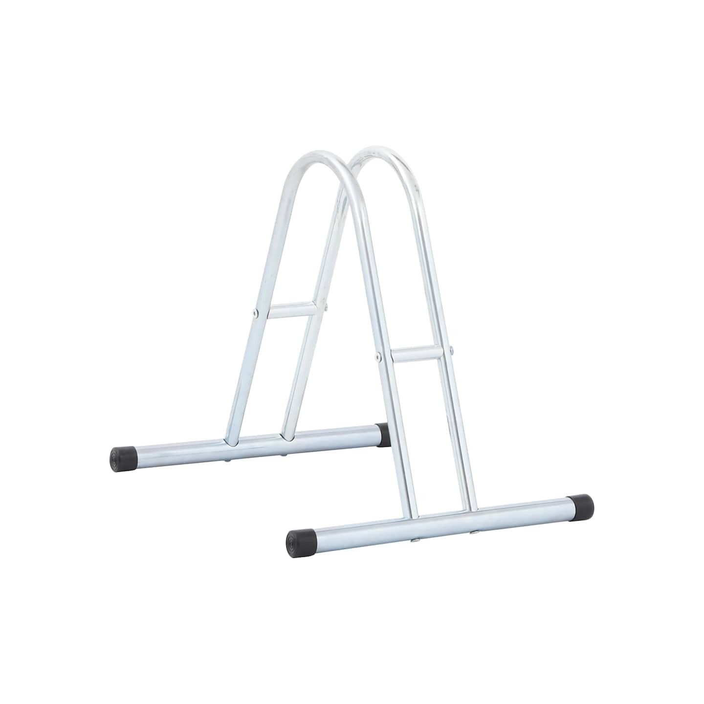 Support de vélo au sol autoportant pour 1 vélo acier galvanisé