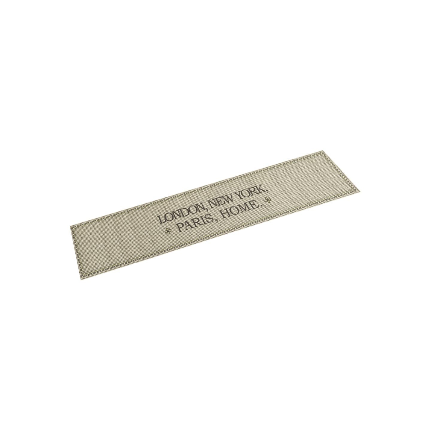 Tapis de cuisine lavable imprimé Home capitales 60x300 cm