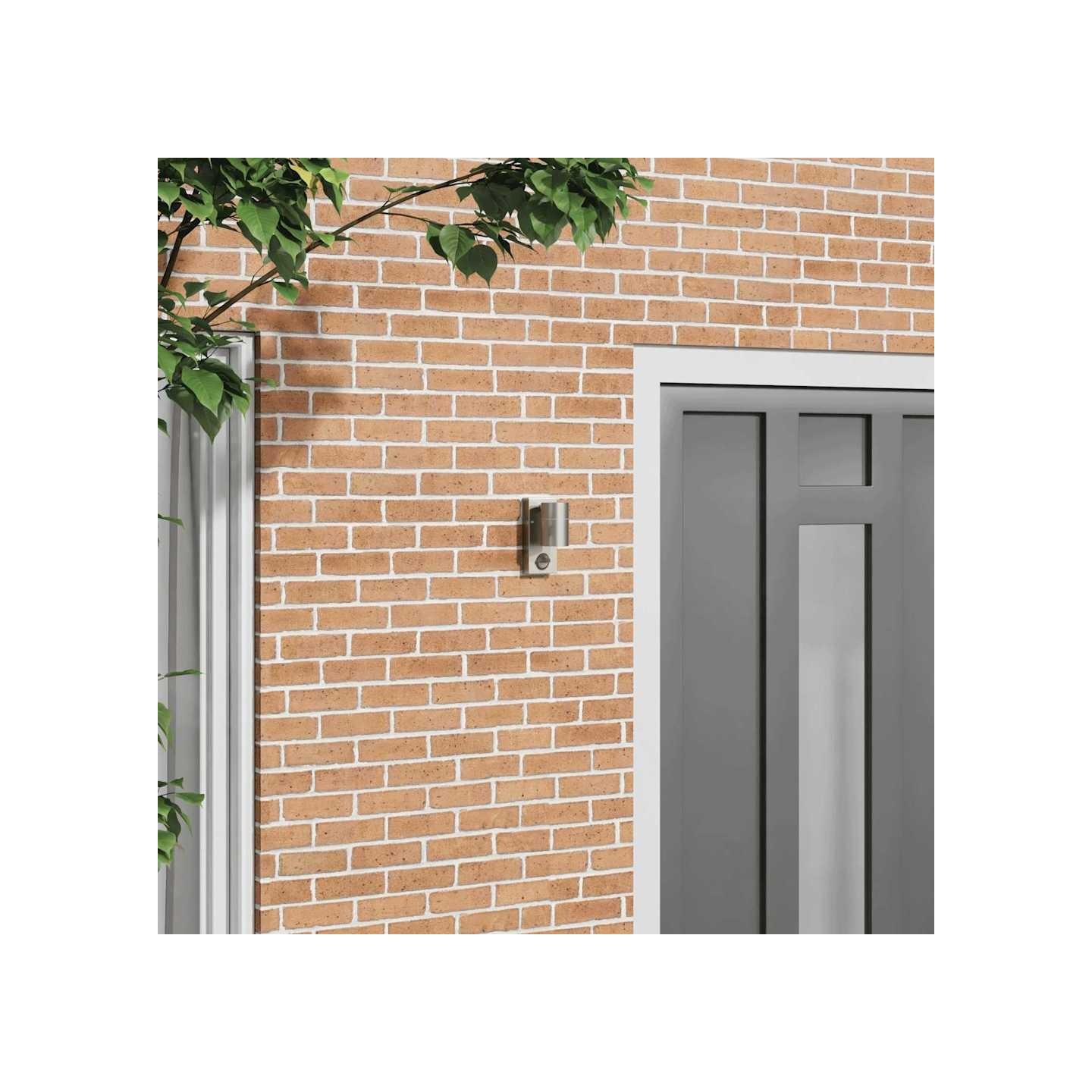 Applique Murale Extérieure Argenté 6,5 x 10,5 x 16 cm