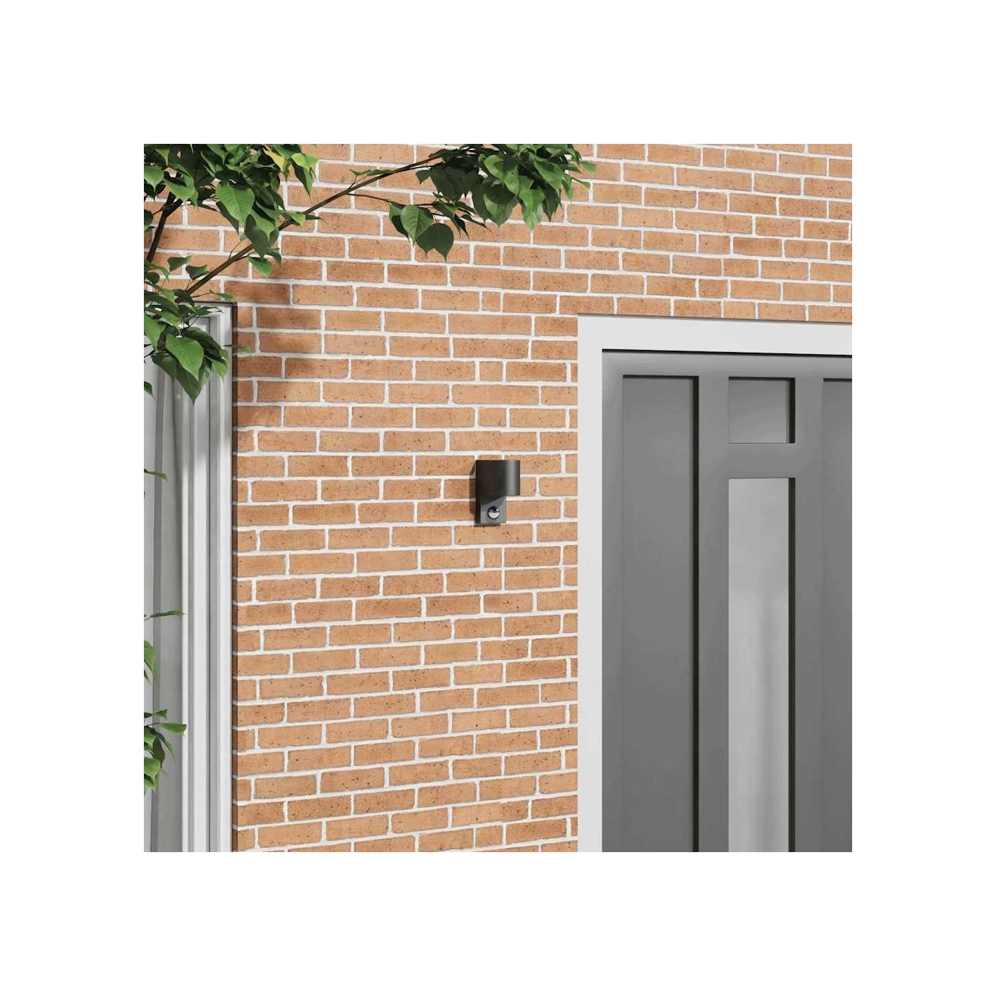 Applique Murale Extérieure Noir 12 x 7 x 15 cm Acier inoxydable