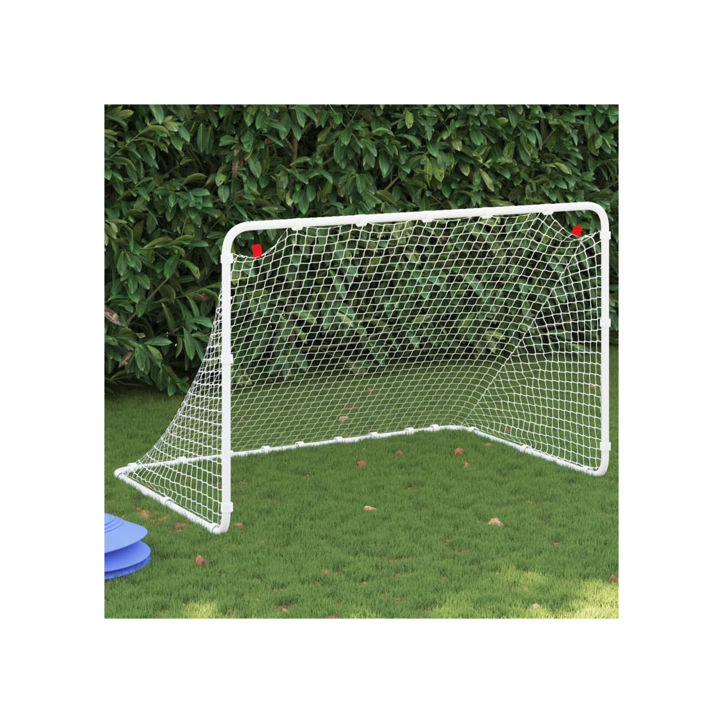 But de football Blanc 122x81x81 cm Acier