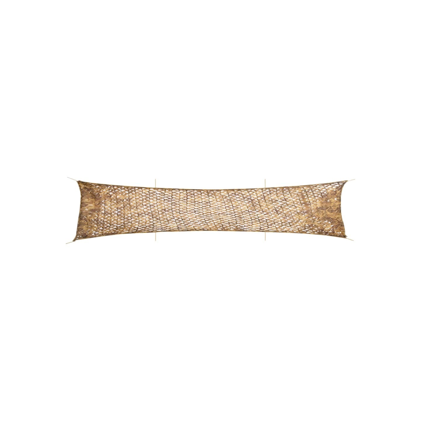 Filet de camouflage avec sac de rangement 706x140 cm sable