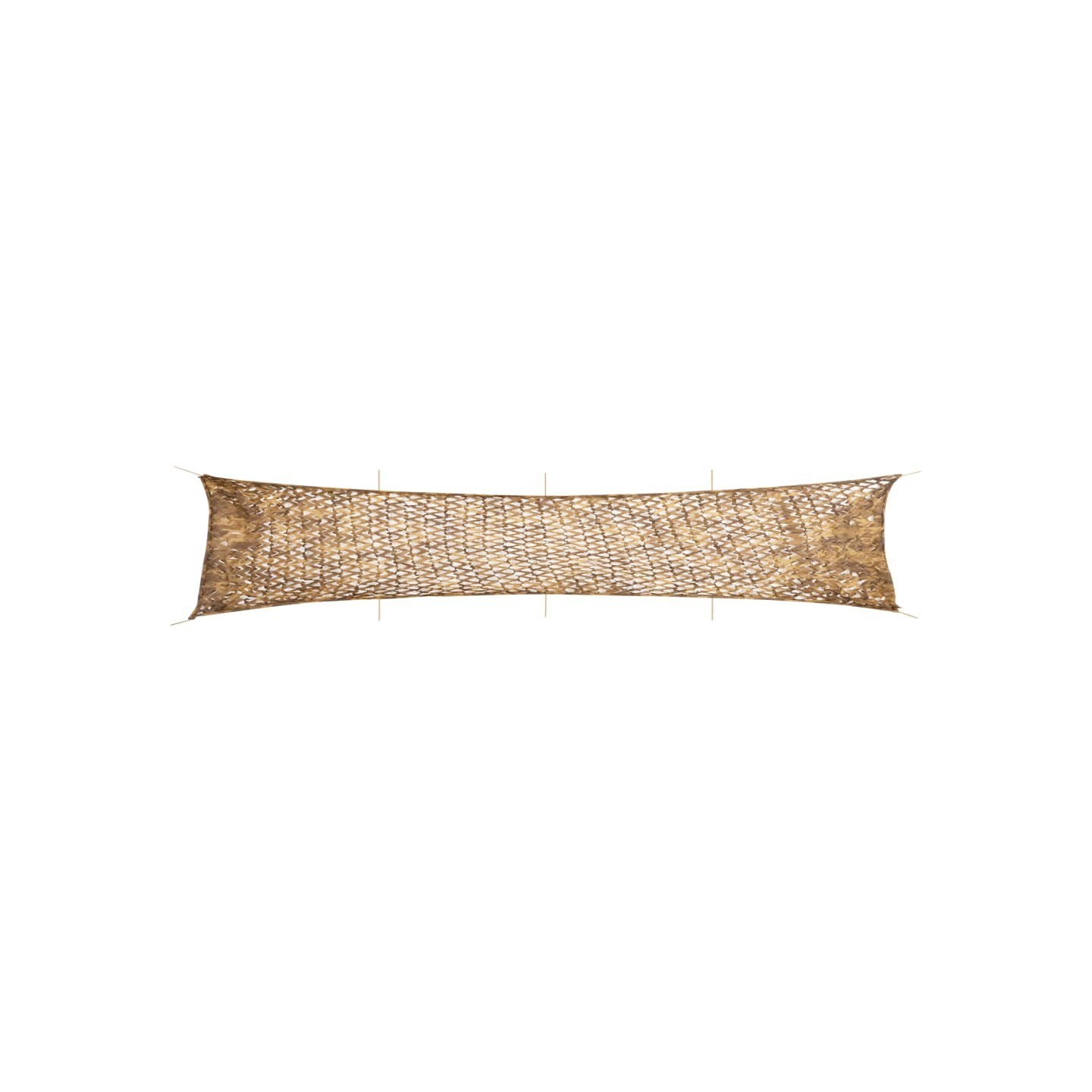 Filet de camouflage avec sac de rangement 844x142 cm sable