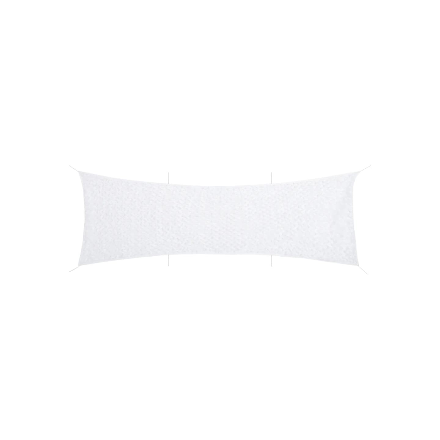 Filet de camouflage avec sac de rangement 613x138 cm blanc