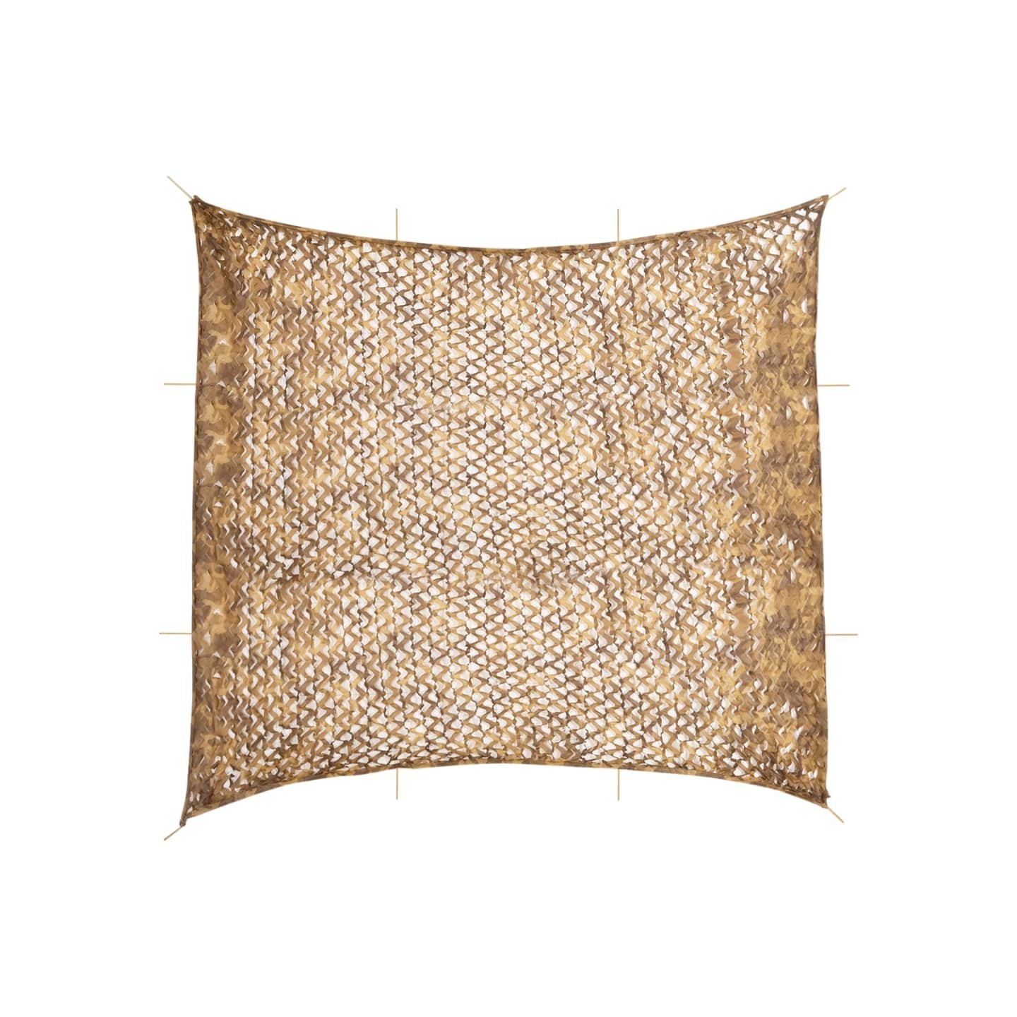 Filet de camouflage avec sac de rangement 614x581 cm sable