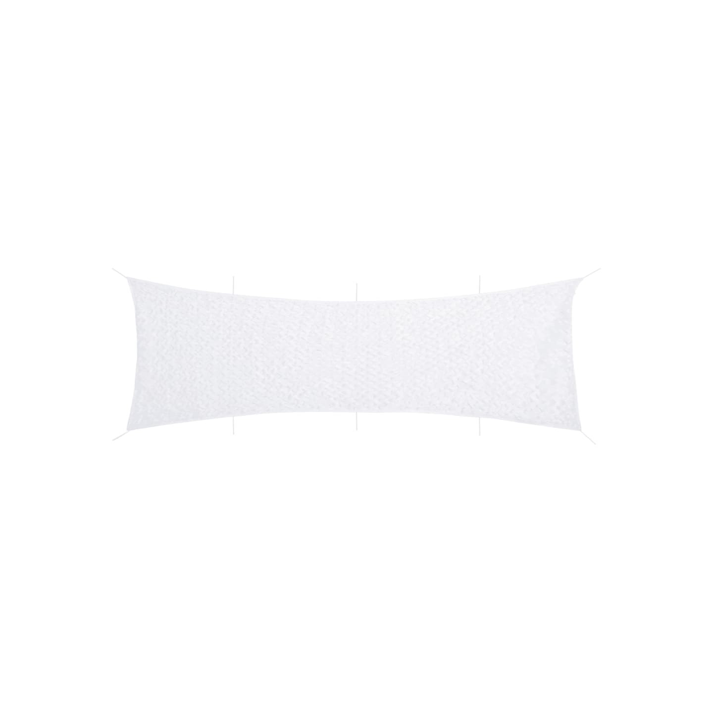 Filet de camouflage avec sac de rangement 809x207 cm blanc