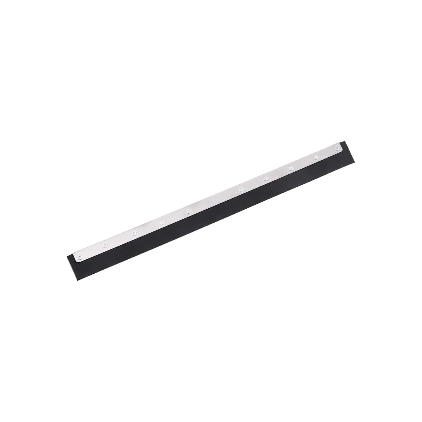 Tête de raclette de sol 75x2x5 cm acier et caoutchouc