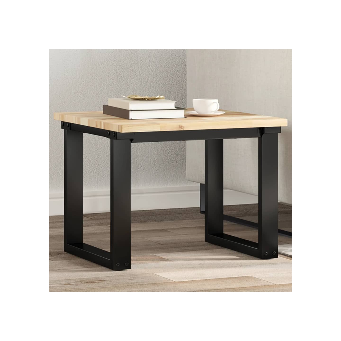 Dessus de table carré 50x50x2 cm bois massif d'acacia