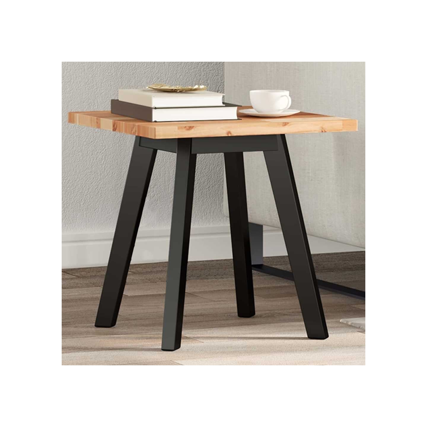 Dessus de table carré 40x40x2 cm bois massif d'acacia