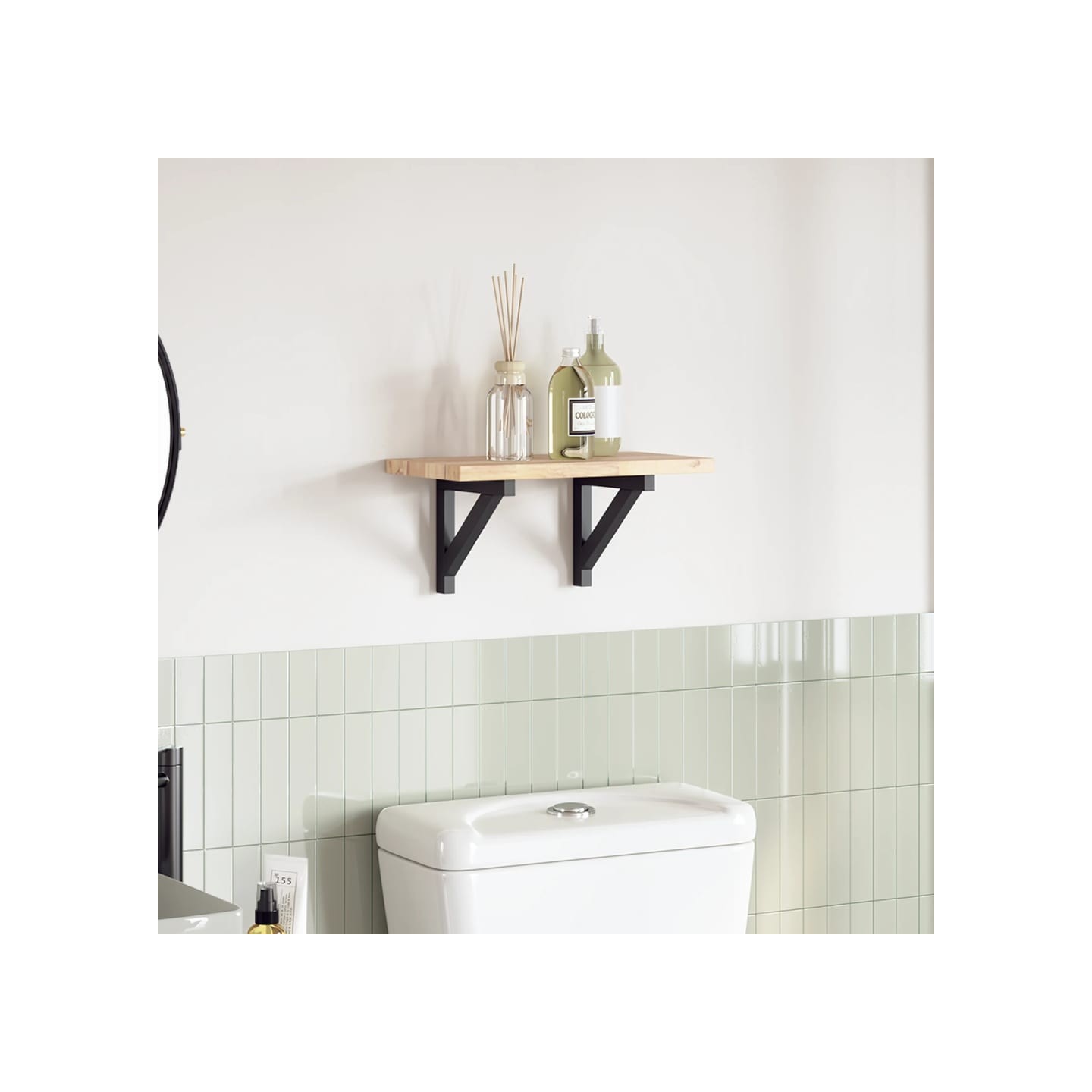 Dessus de table 40x20x2 cm rectangulaire bois massif d'acacia