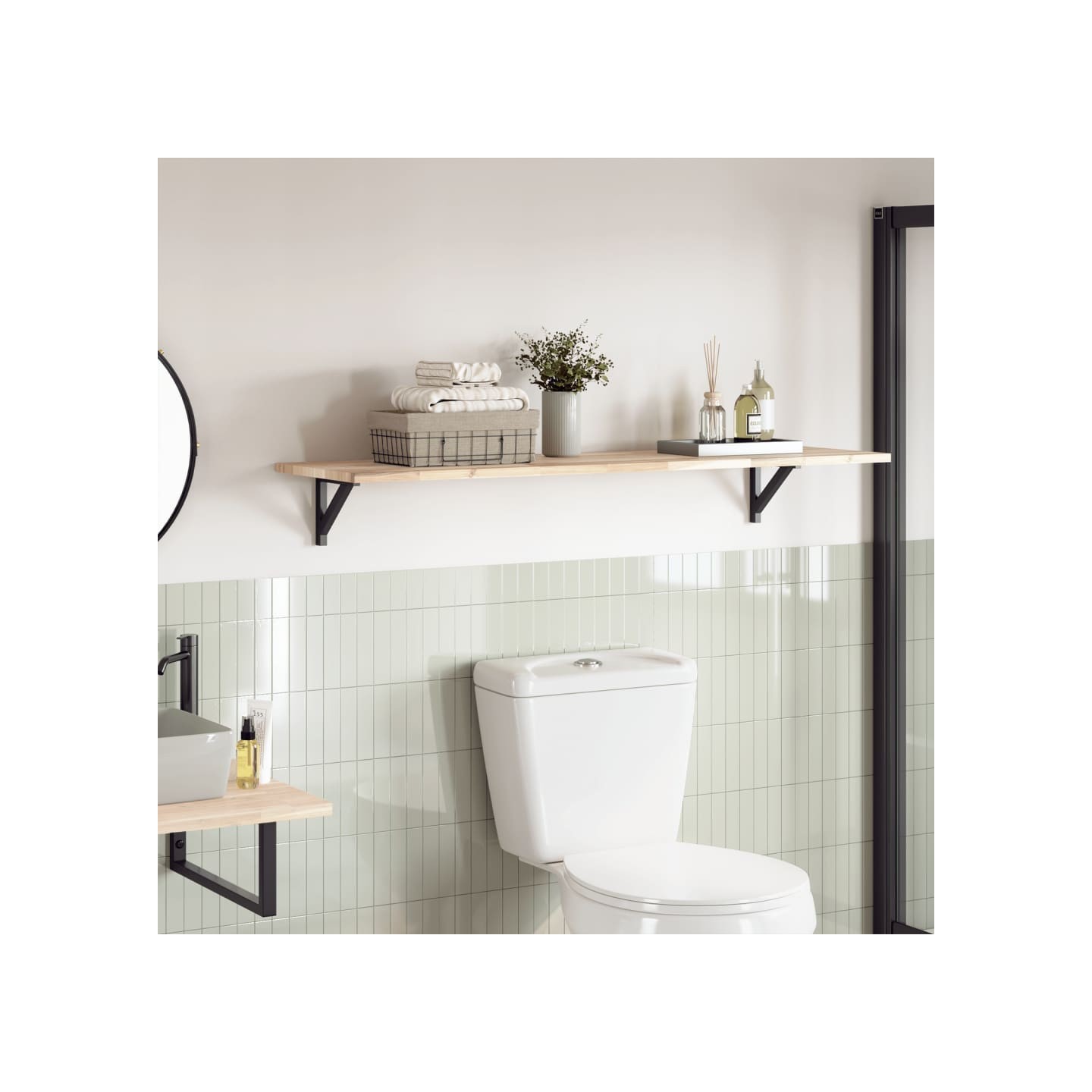 Dessus de table 160x40x2 cm rectangulaire bois massif d'acacia