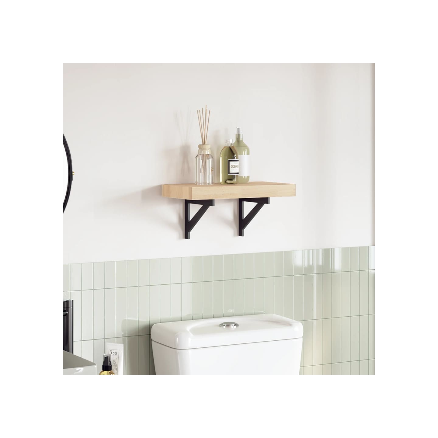 Dessus de table 60x20x4 cm rectangulaire bois massif d'acacia