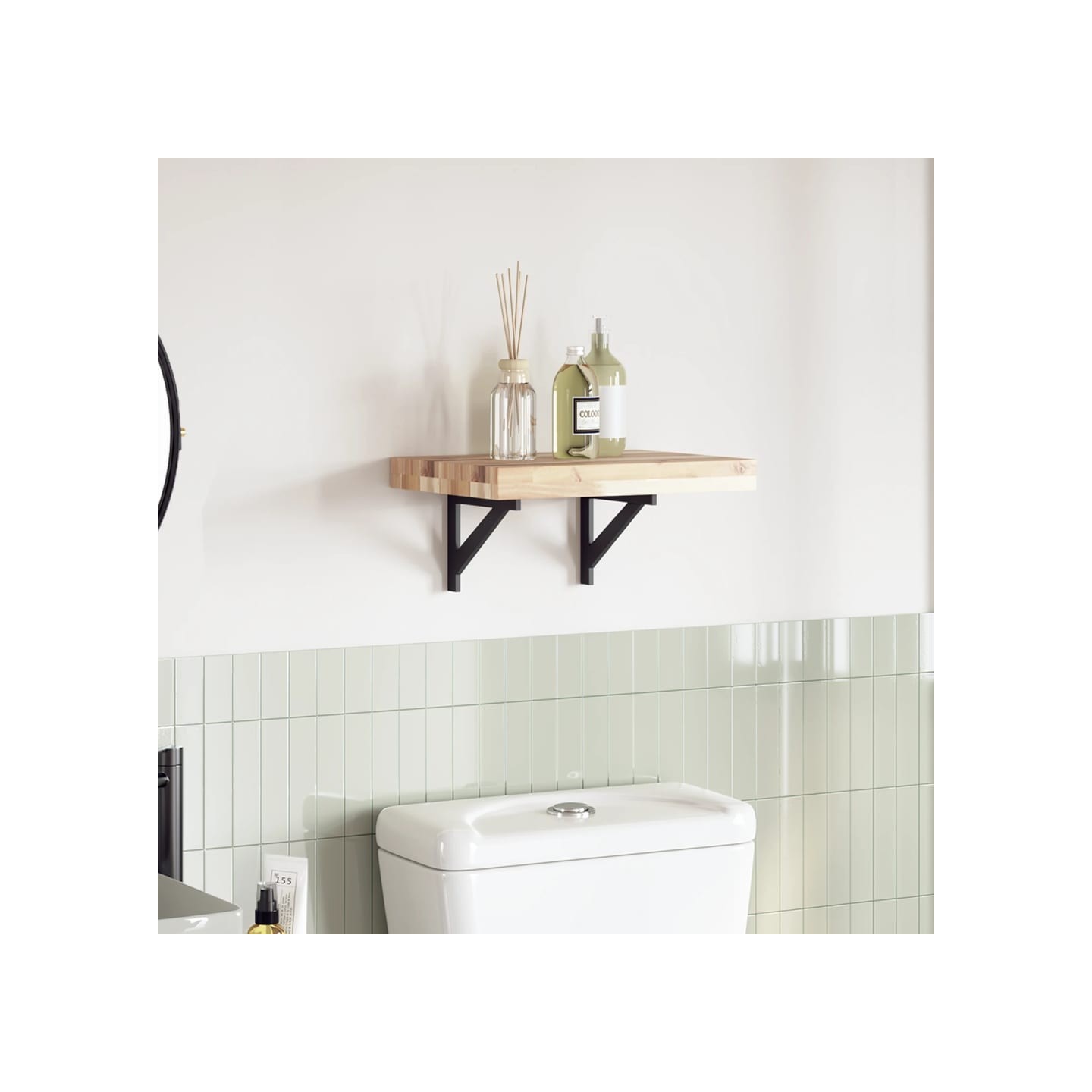 Dessus de table 40x30x4 cm rectangulaire bois massif d'acacia