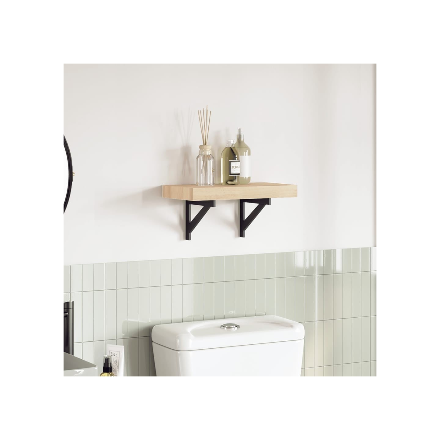 Dessus de table 40x20x4 cm rectangulaire bois massif d'acacia