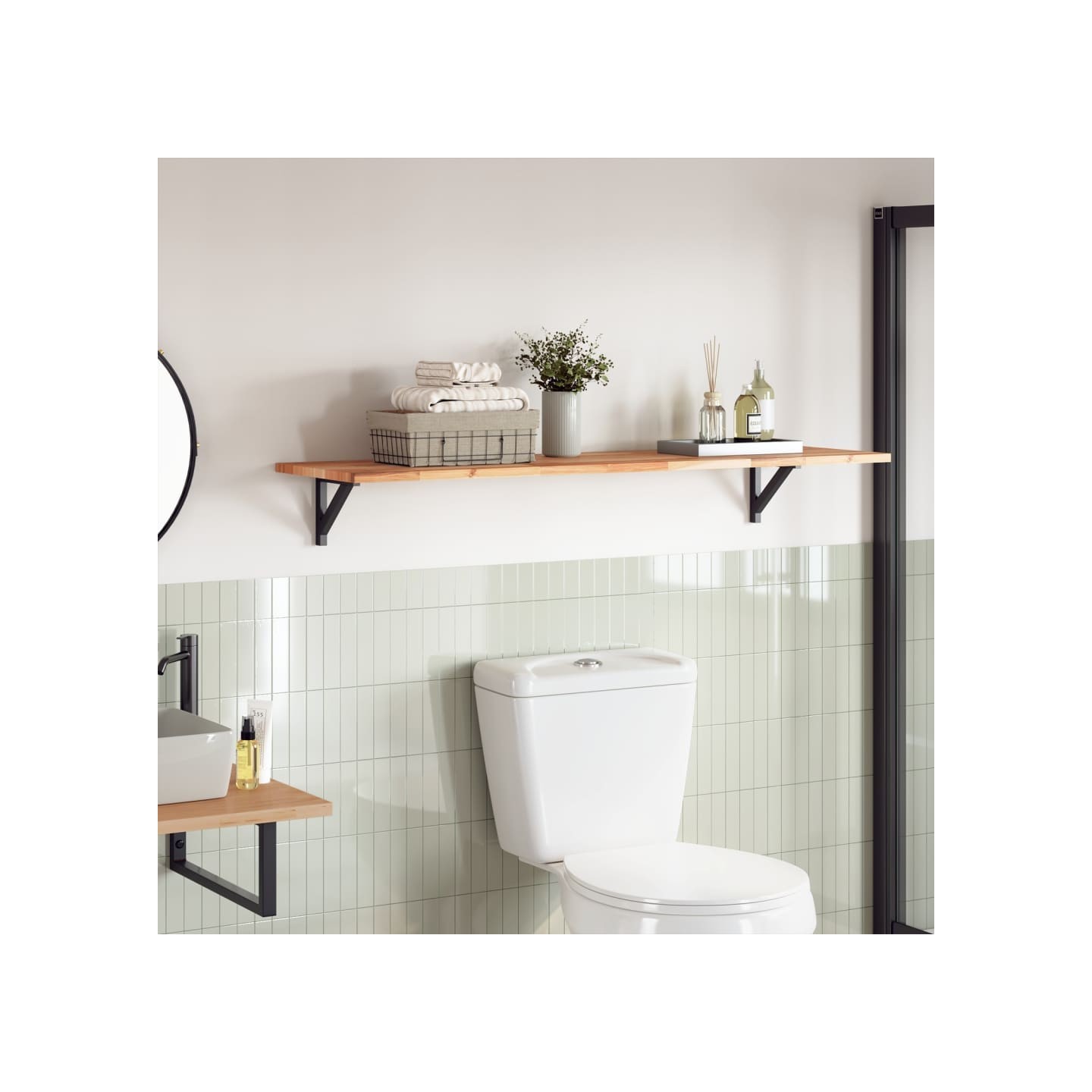 Dessus de table rectangulaire 160x40x2 cm bois massif d'acacia
