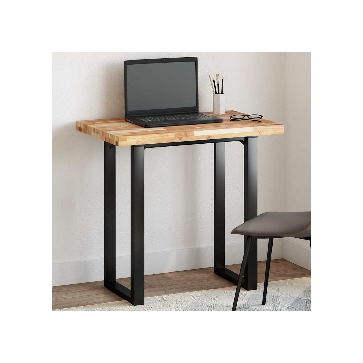 Dessus de table rectangulaire 60x50x4 cm bois massif d'acacia