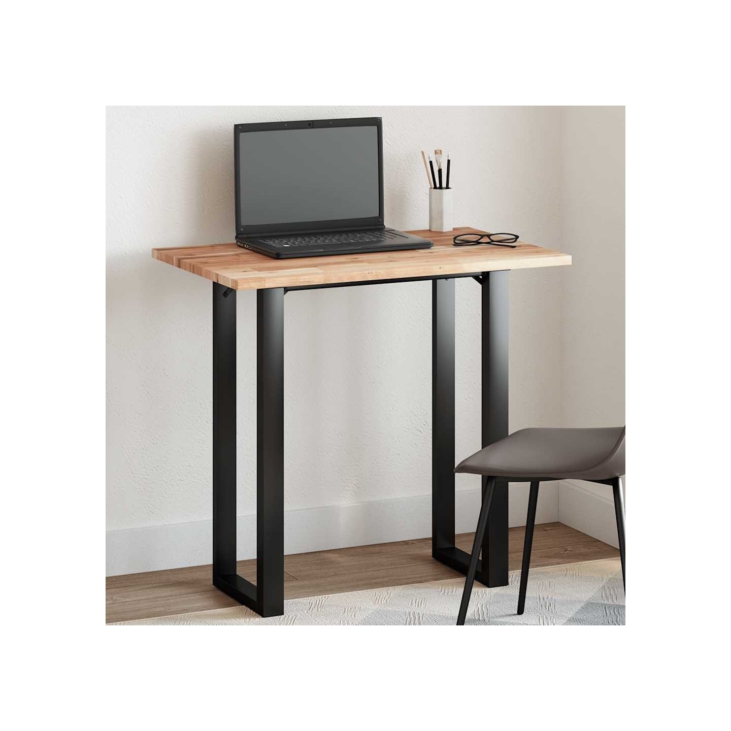 Dessus de table rectangulaire 100x50x2 cm bois massif d'acacia