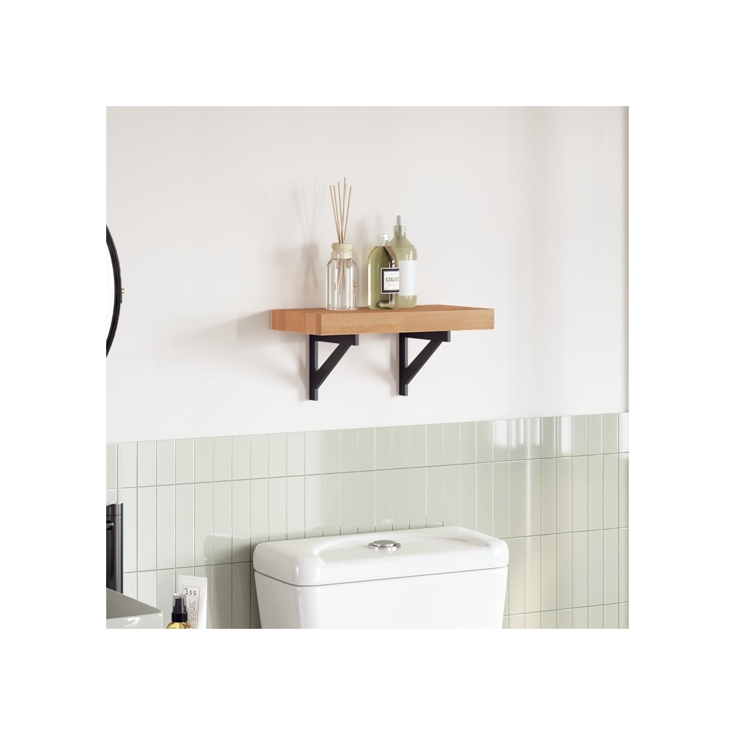 Dessus de table 60x20x4 cm rectangulaire bois massif d'acacia