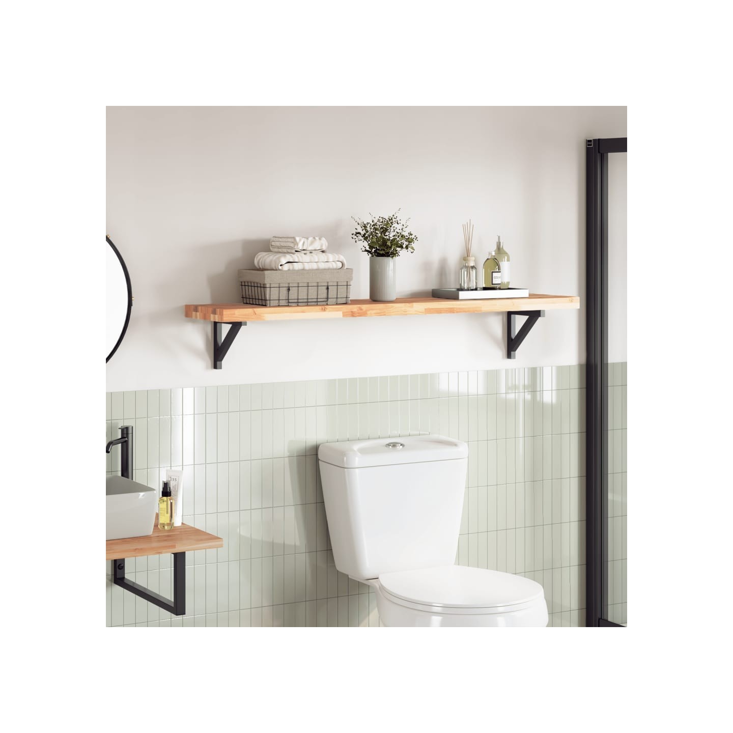 Dessus de table 140x30x4 cm rectangulaire bois massif d'acacia