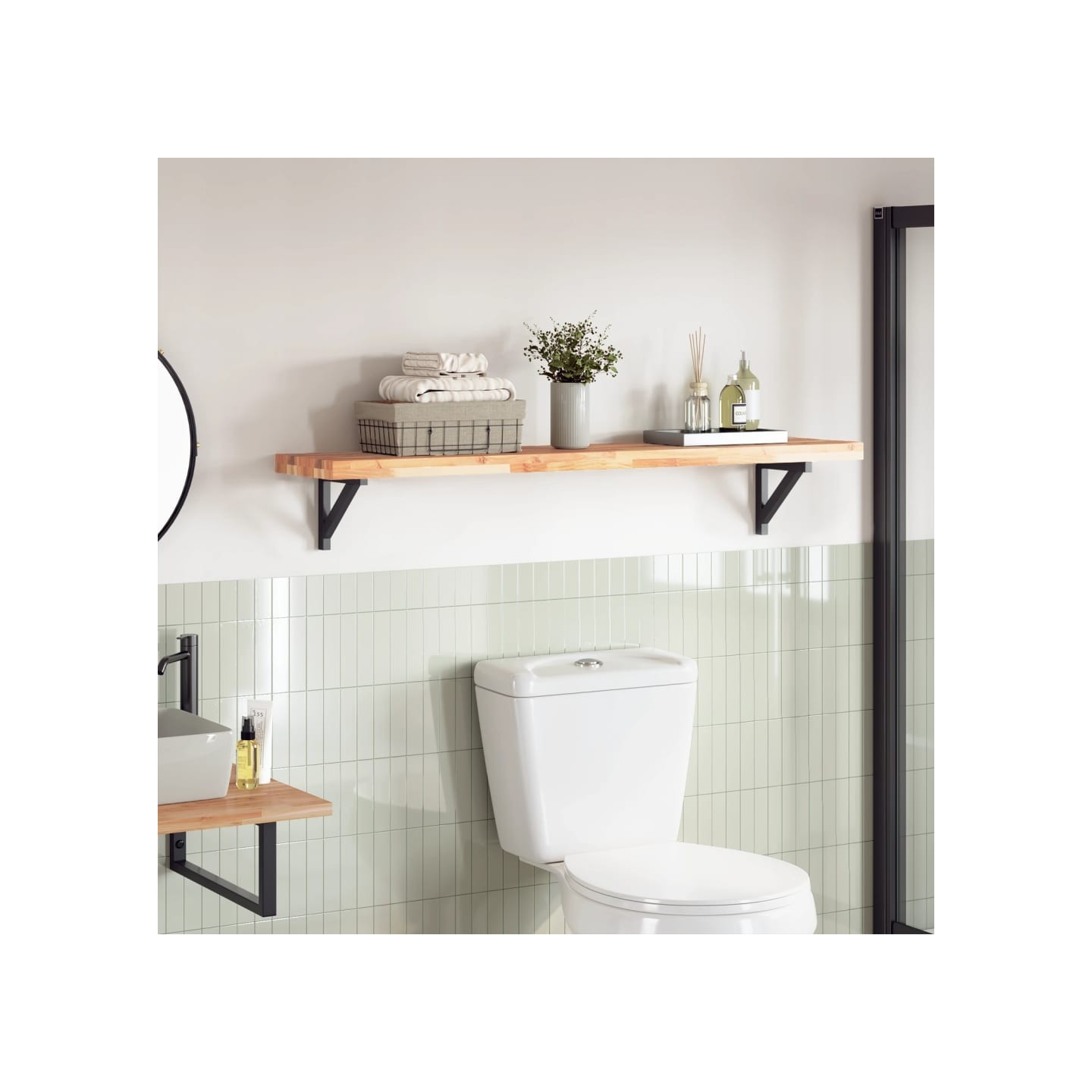 Dessus de table 160x30x4 cm rectangulaire bois massif d'acacia