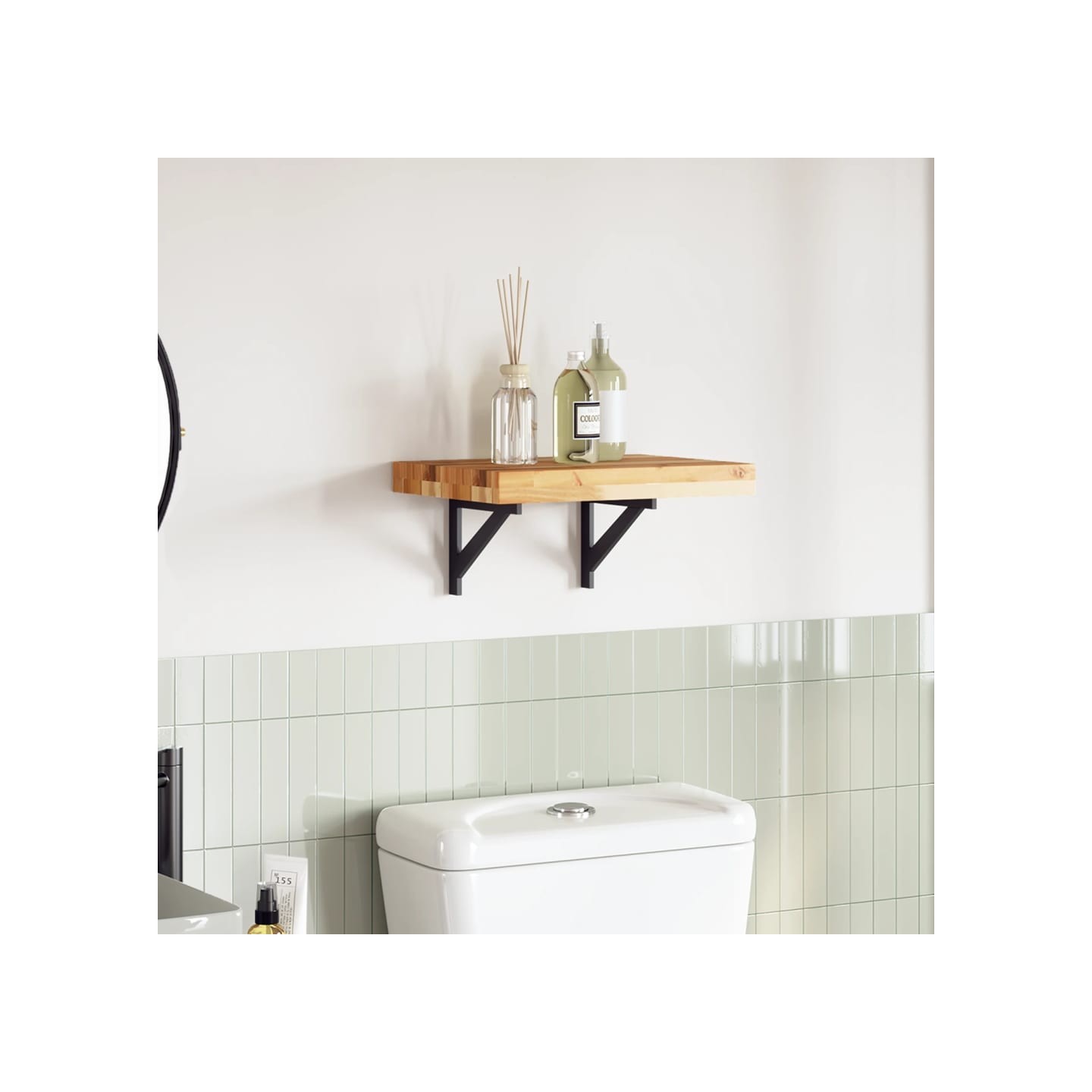 Dessus de table 60x30x4 cm rectangulaire bois massif d'acacia