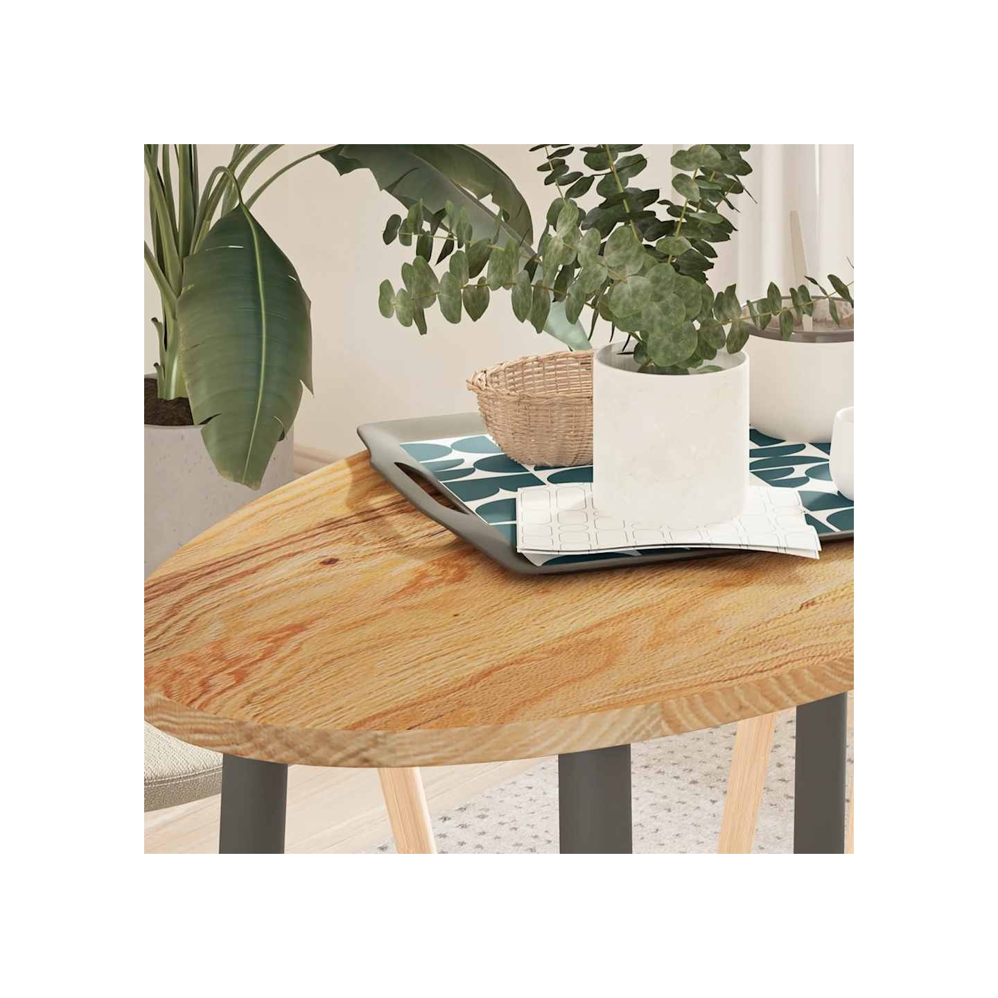Dessus de table 100x50x2 cm bois de chêne massif ovale