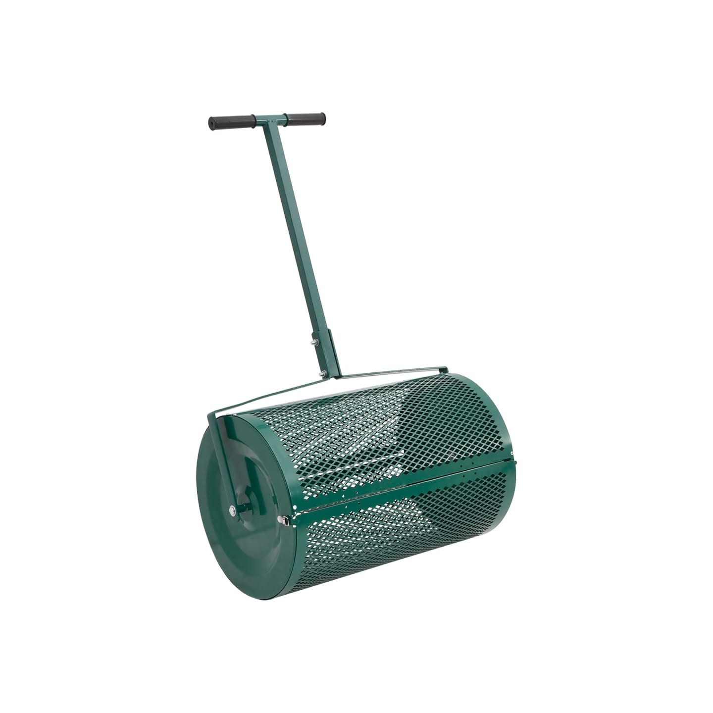 Épandeur de compost 75L vert Ø40x60 cm acier