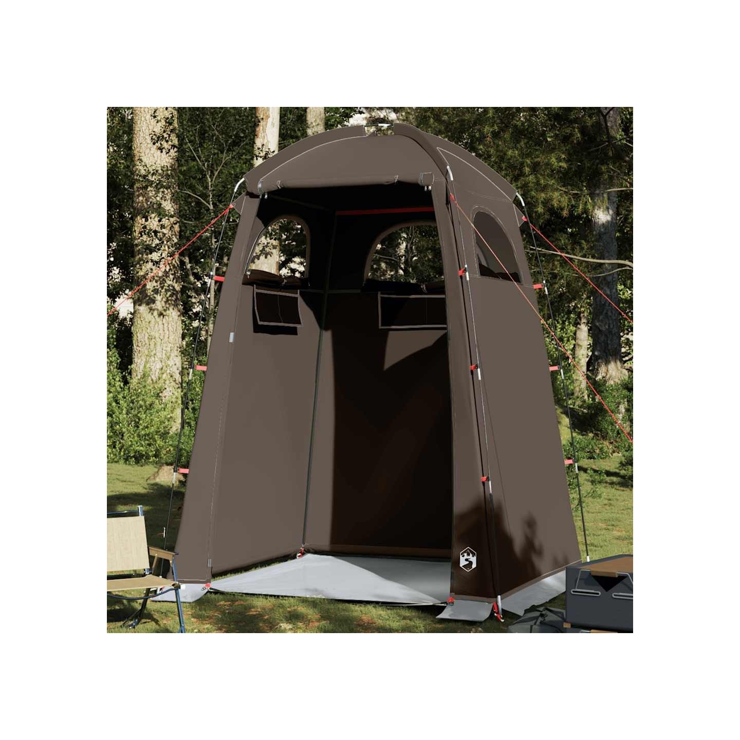 Tente de douche marron imperméable
