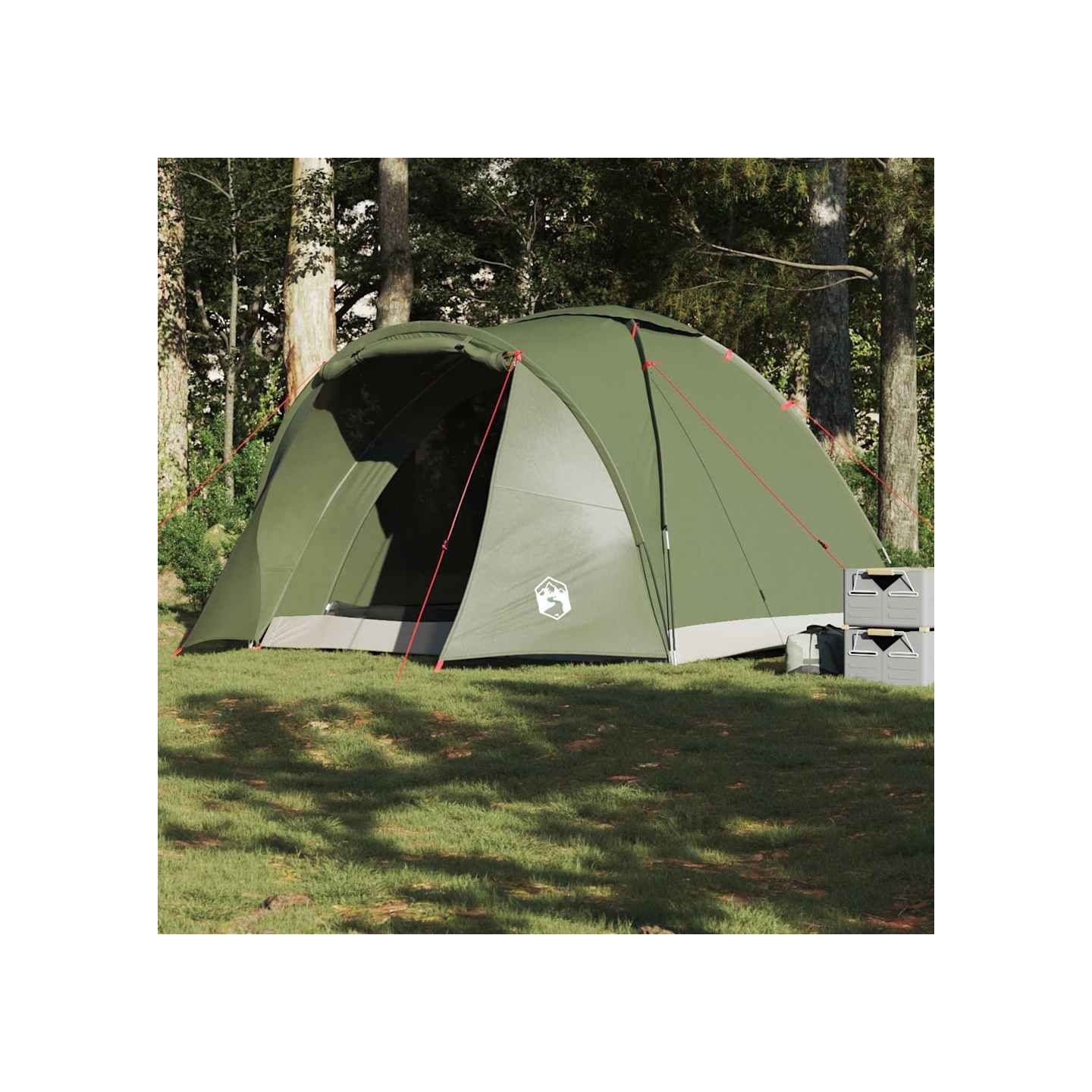 Tente de pêche 2 personnes vert olive imperméable