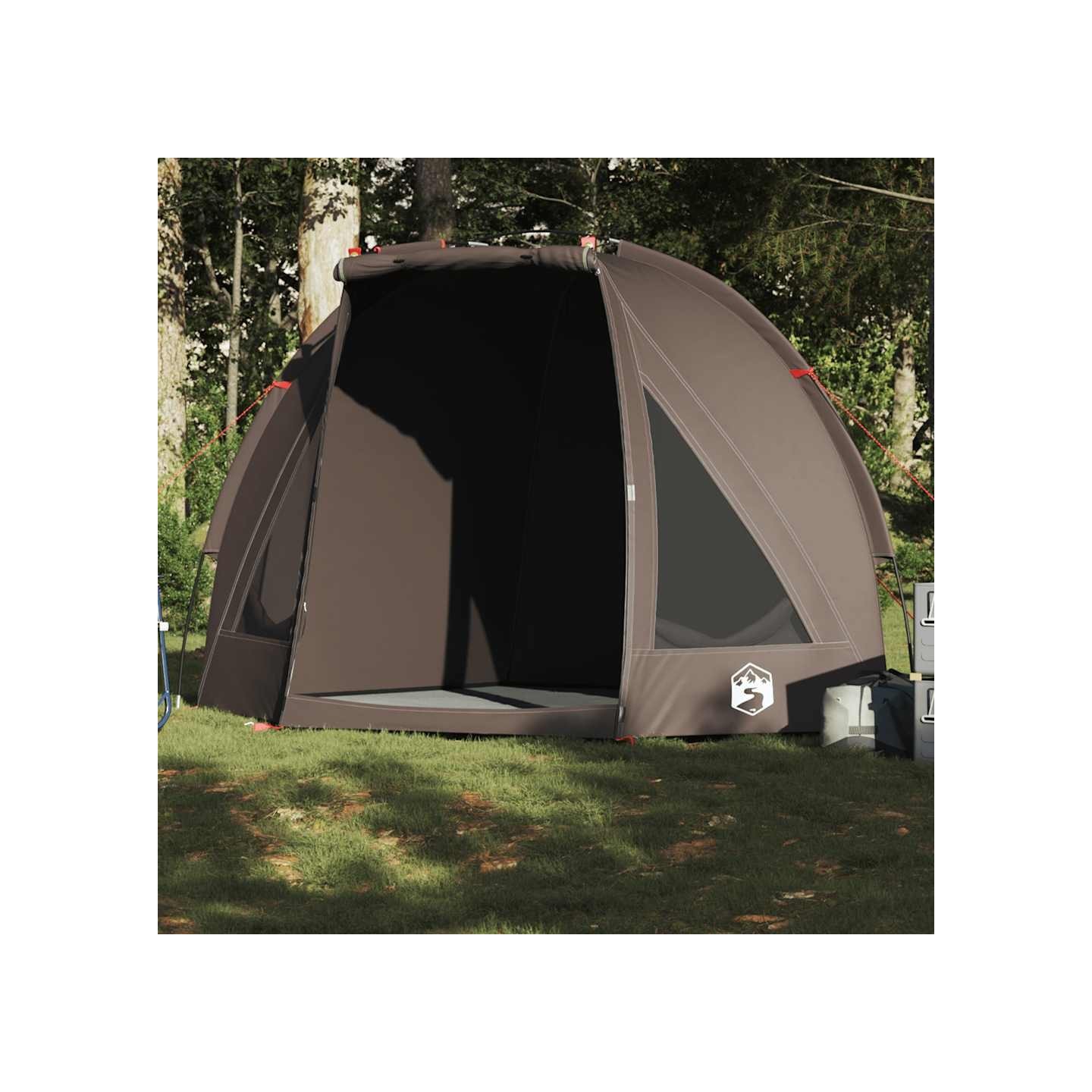 Tente de pêche marron imperméable