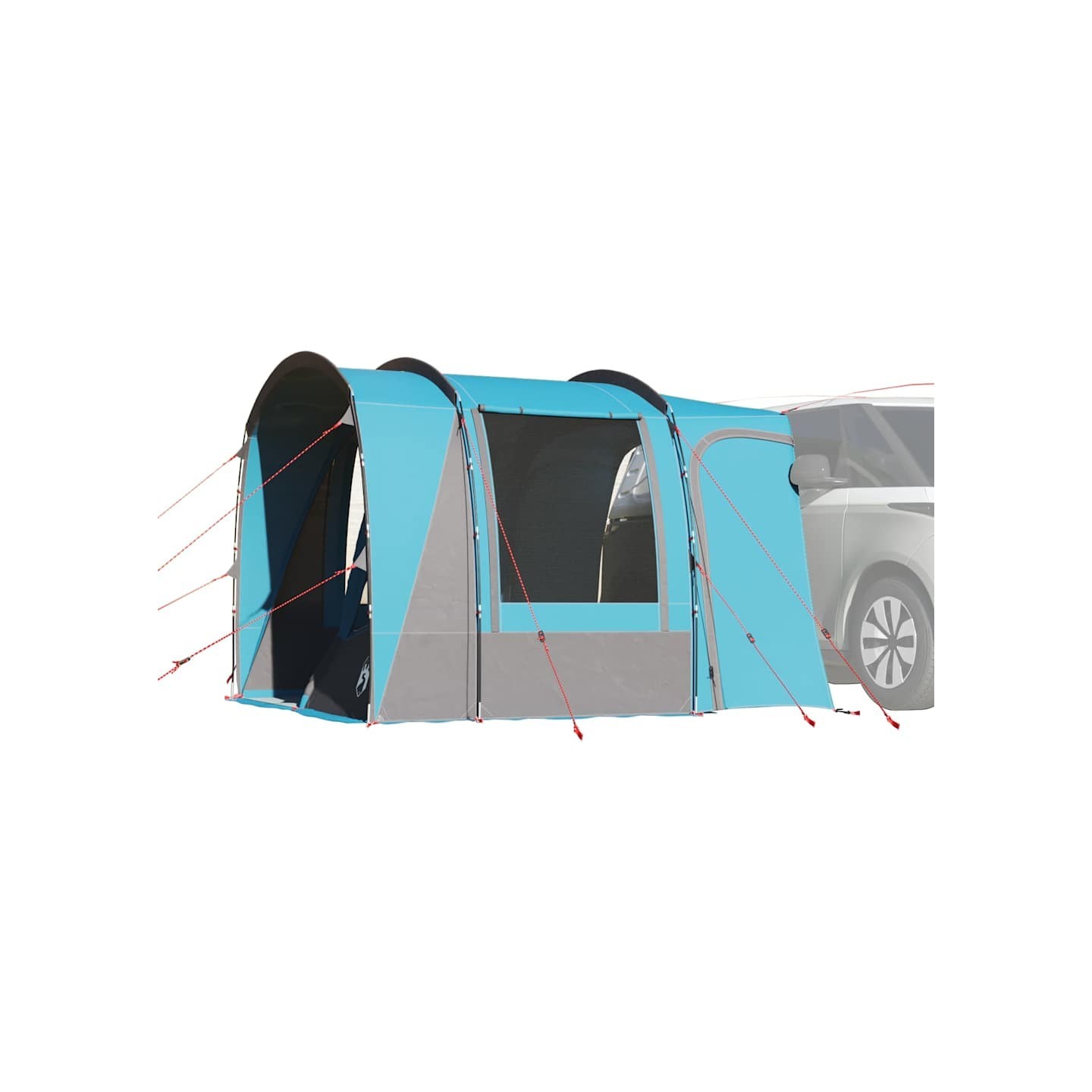 Tente de voiture 4 personnes bleu imperméable
