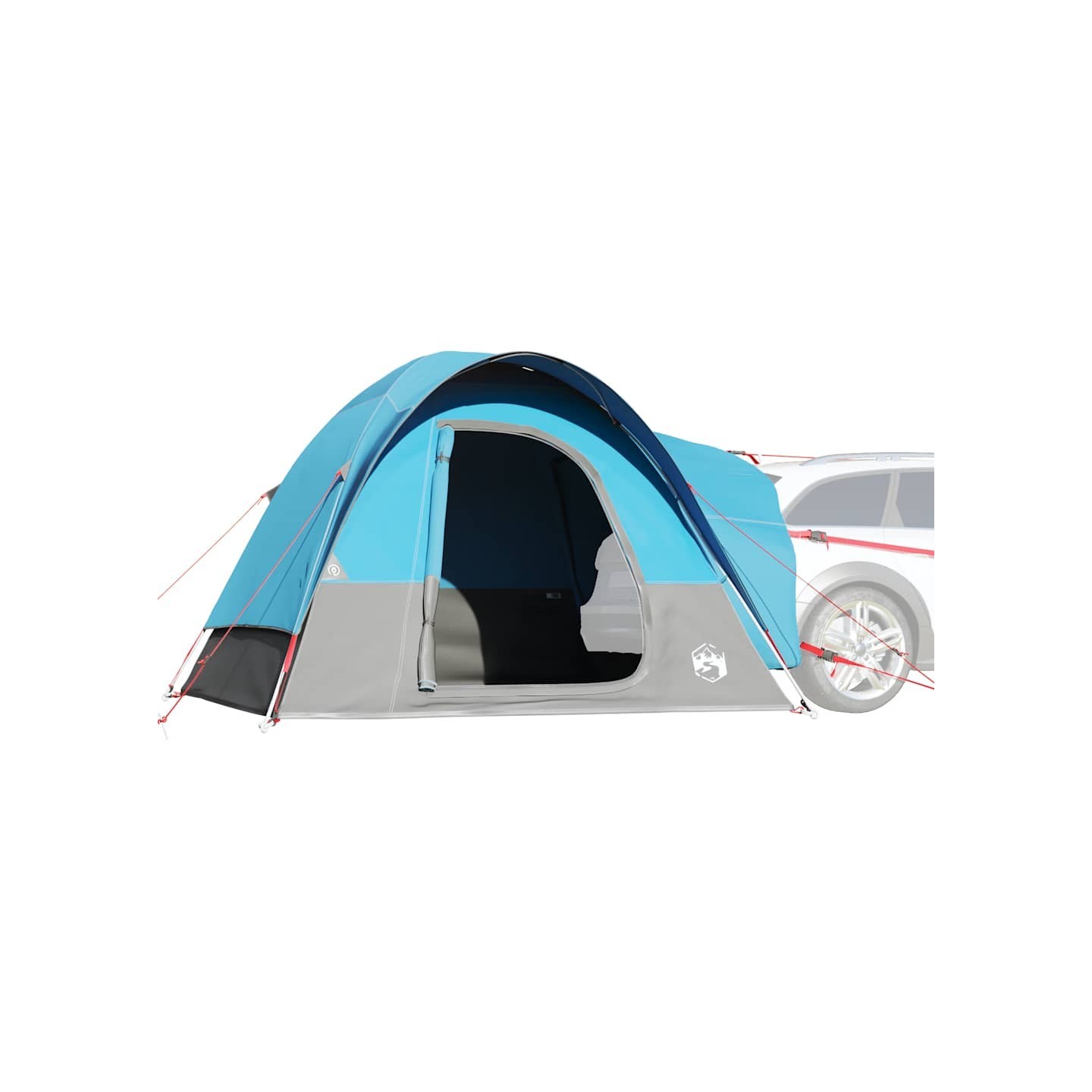 Tente de voiture 4 personnes bleu imperméable