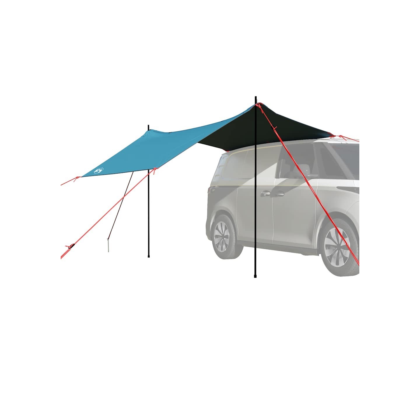 Tente de voiture bleu imperméable