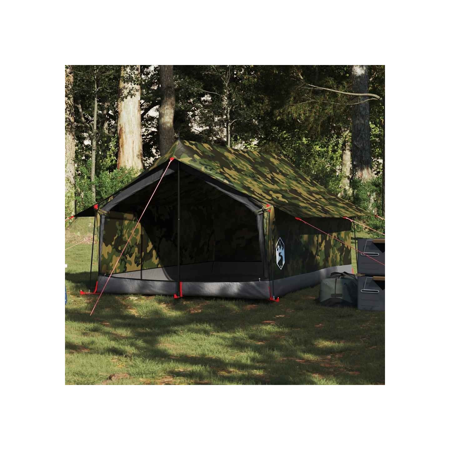 Tente de camping 2 personnes camouflage imperméable