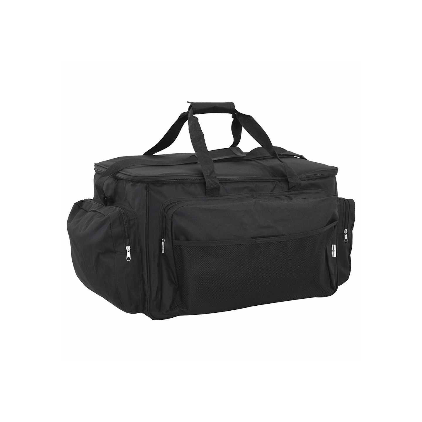 Sac de pêche imperméable noir tissu oxford