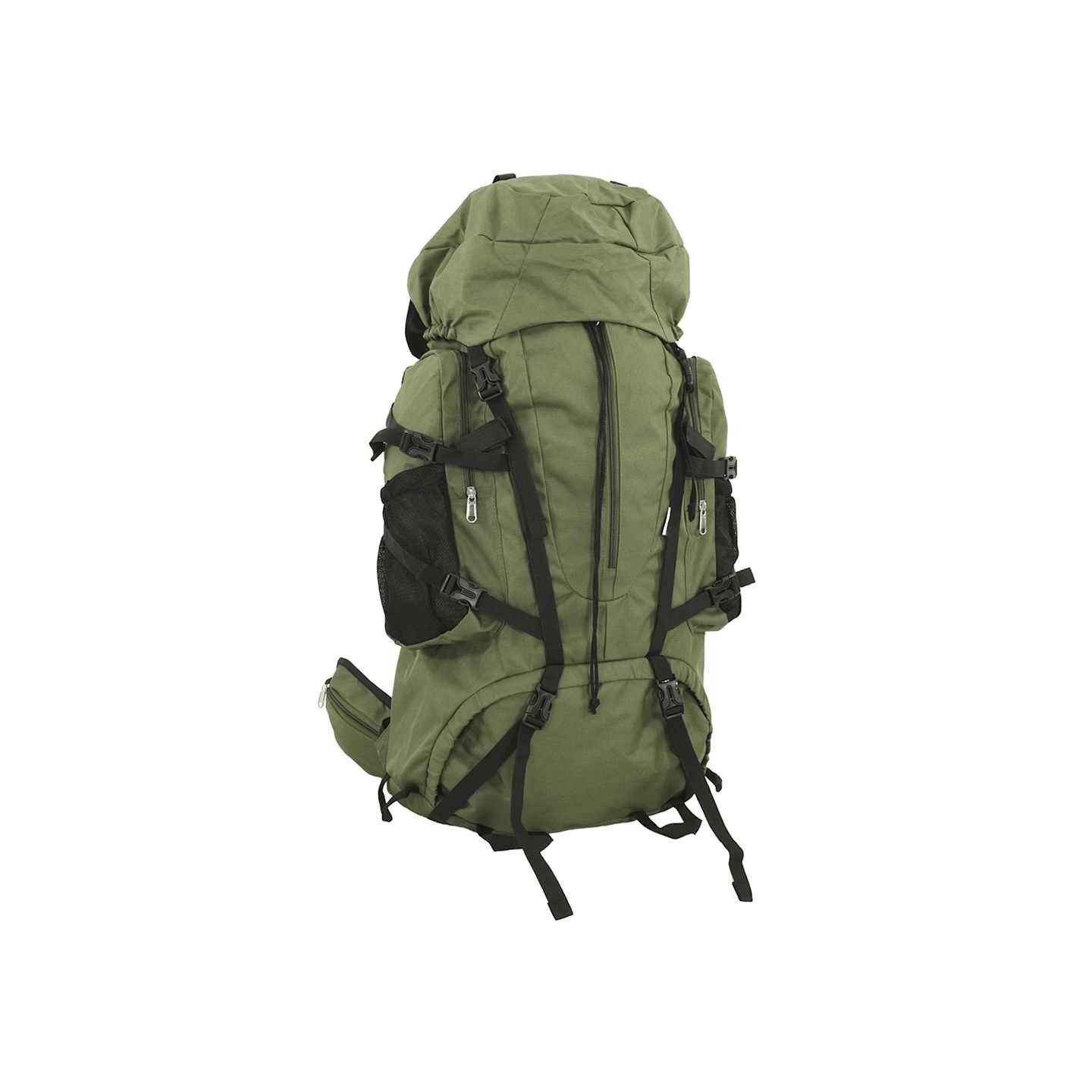 Sac à dos de randonnée vert armée 100 L tissu oxford