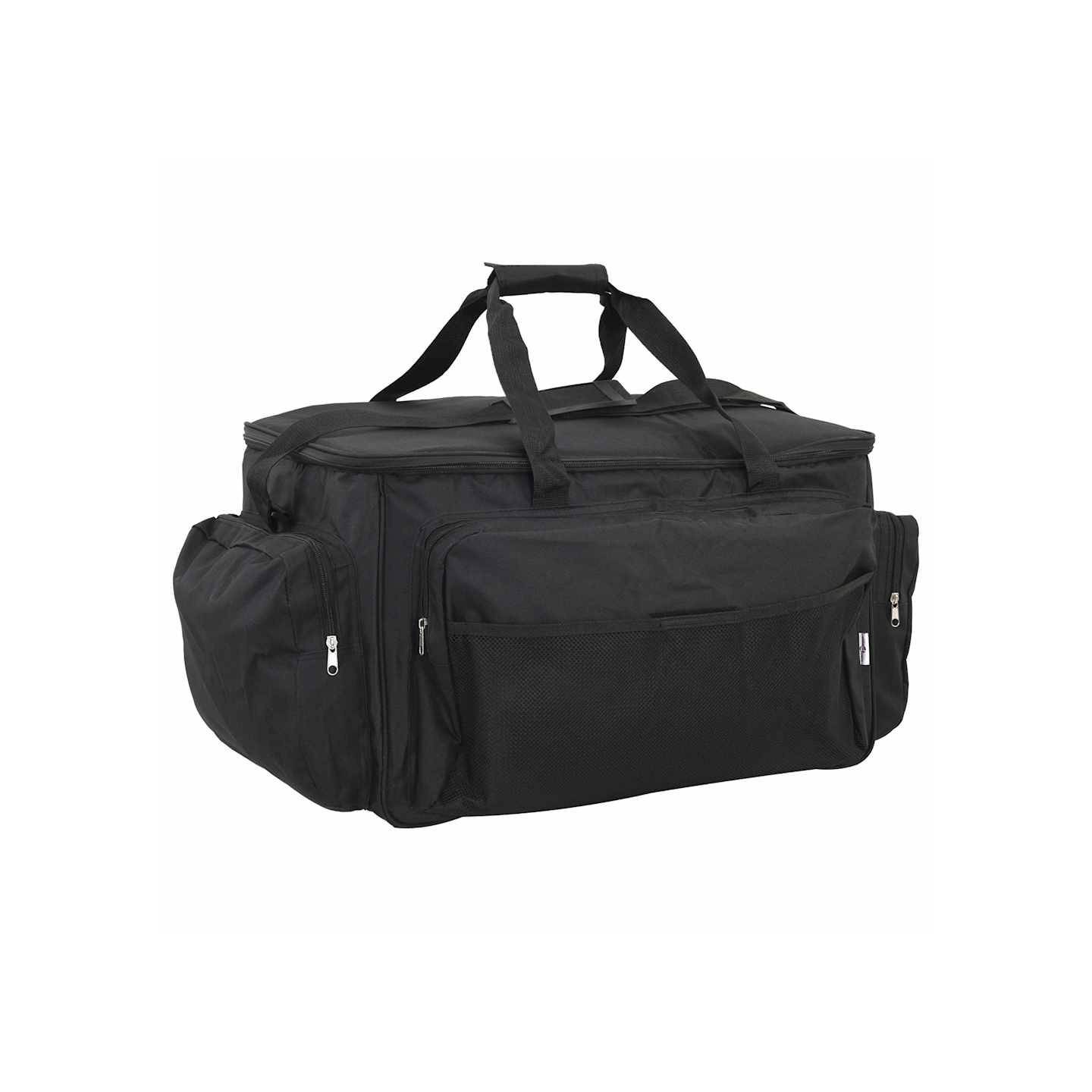 Sac de pêche imperméable noir tissu oxford