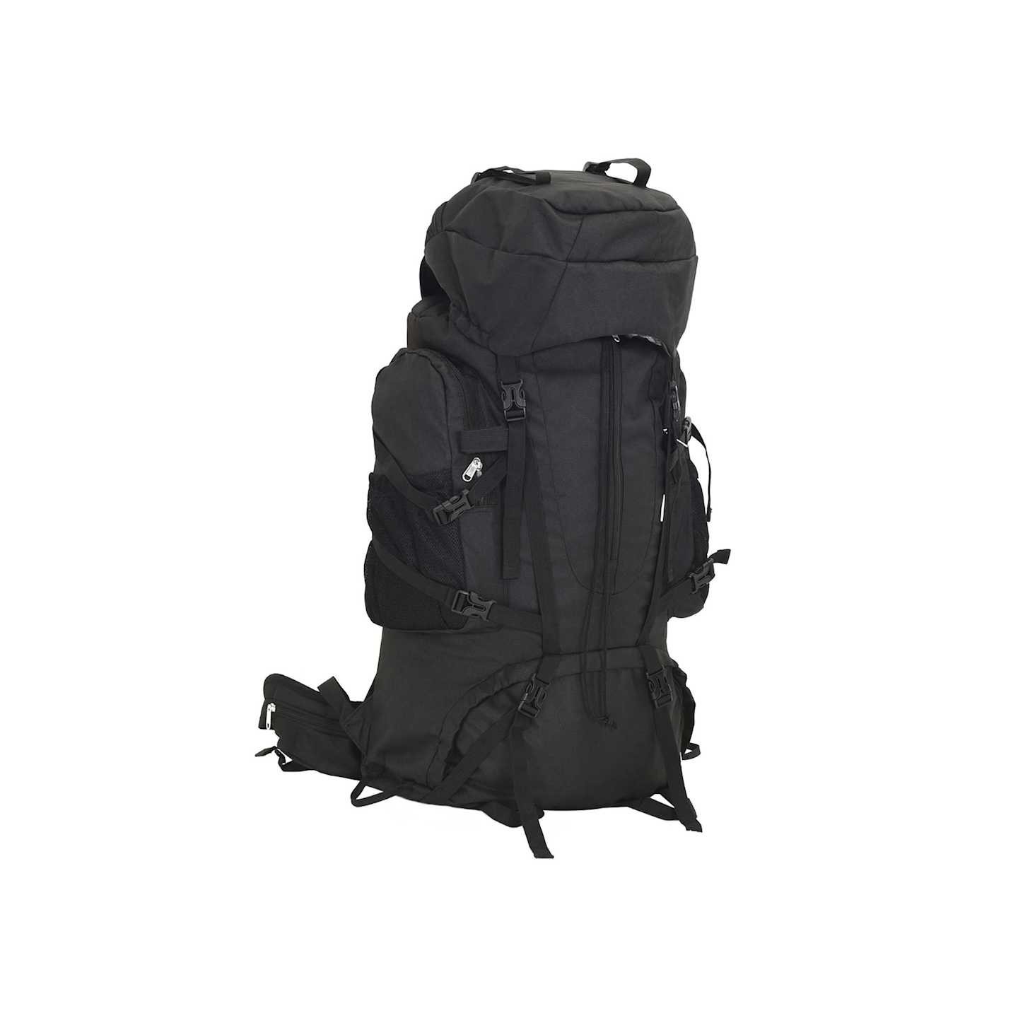 Sac à dos de randonnée noir 100 L tissu oxford