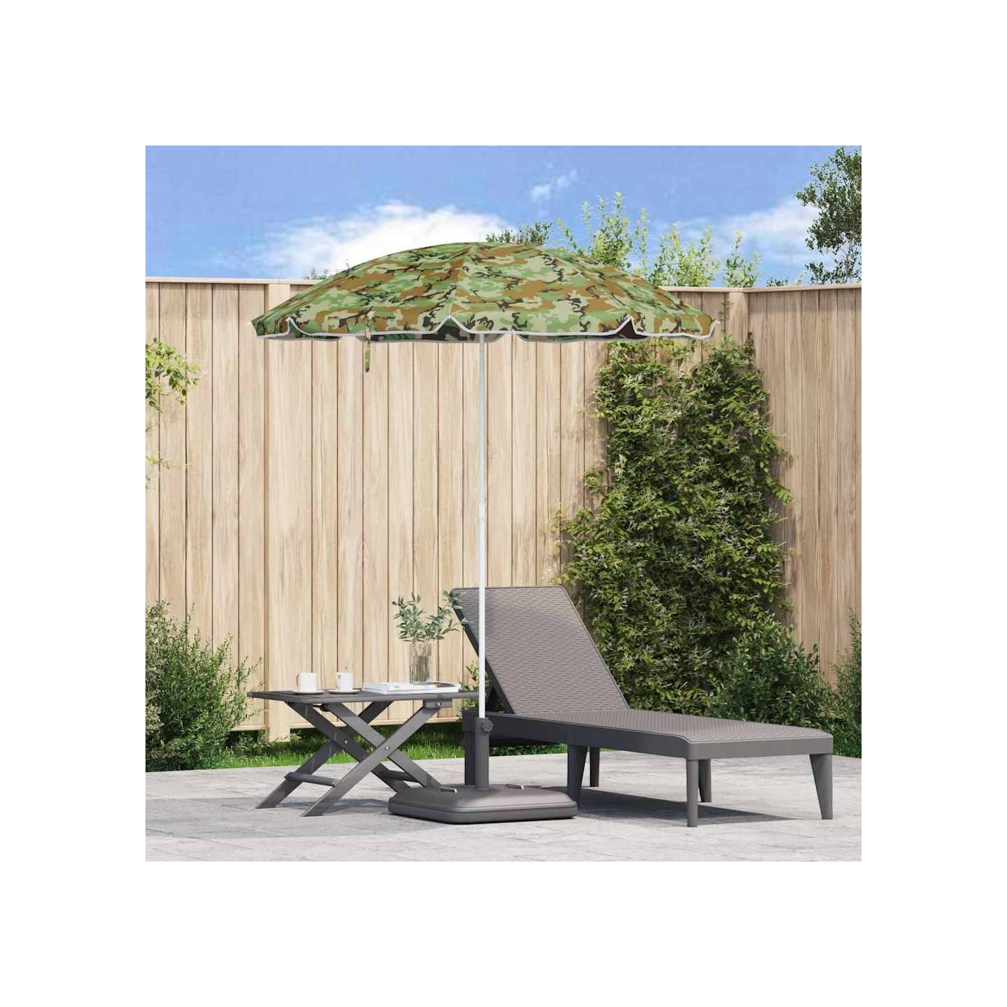 Parasol de jardin polyester 170T Camouflage