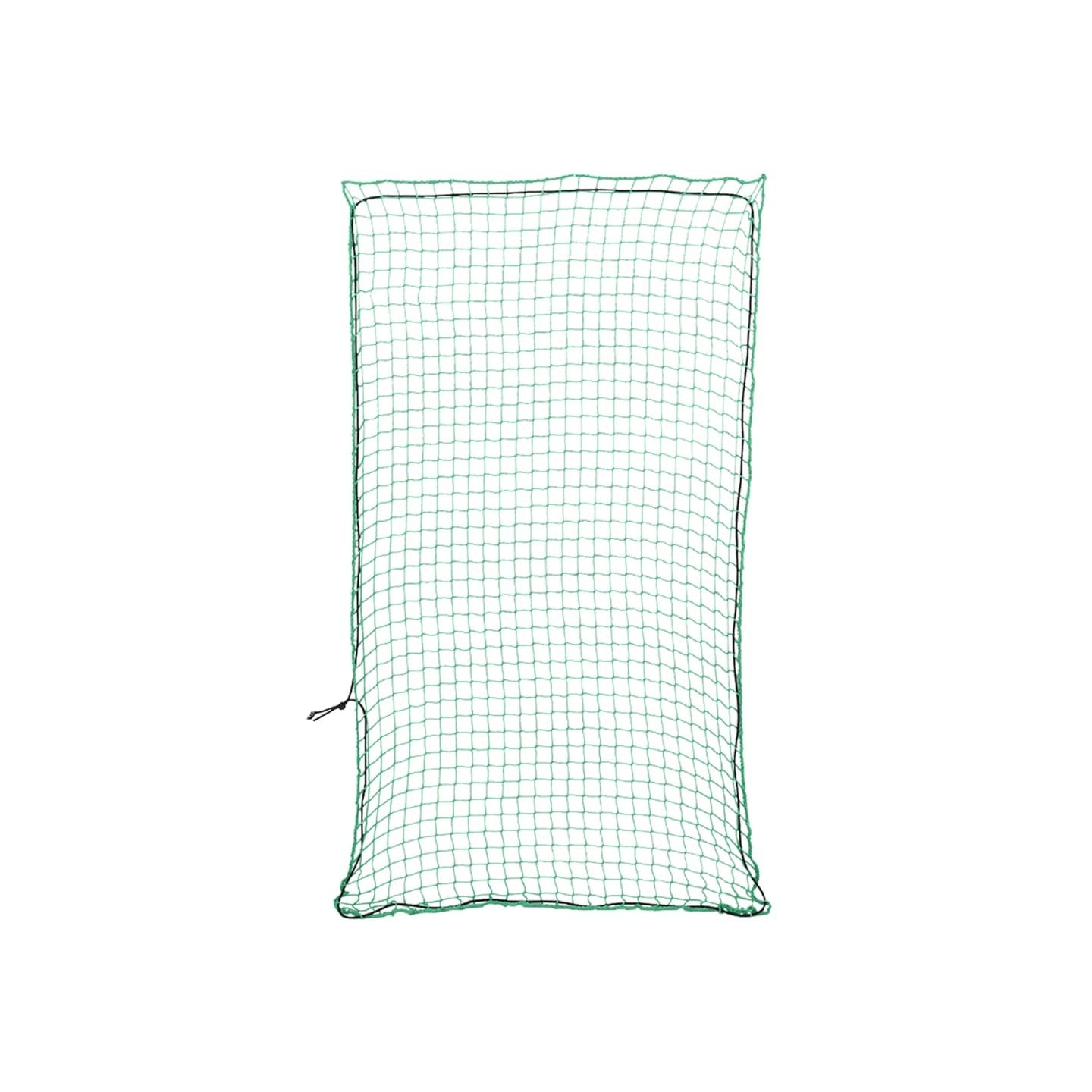 Filet pour remorque avec corde élastique vert 2,7x1,5 m PP