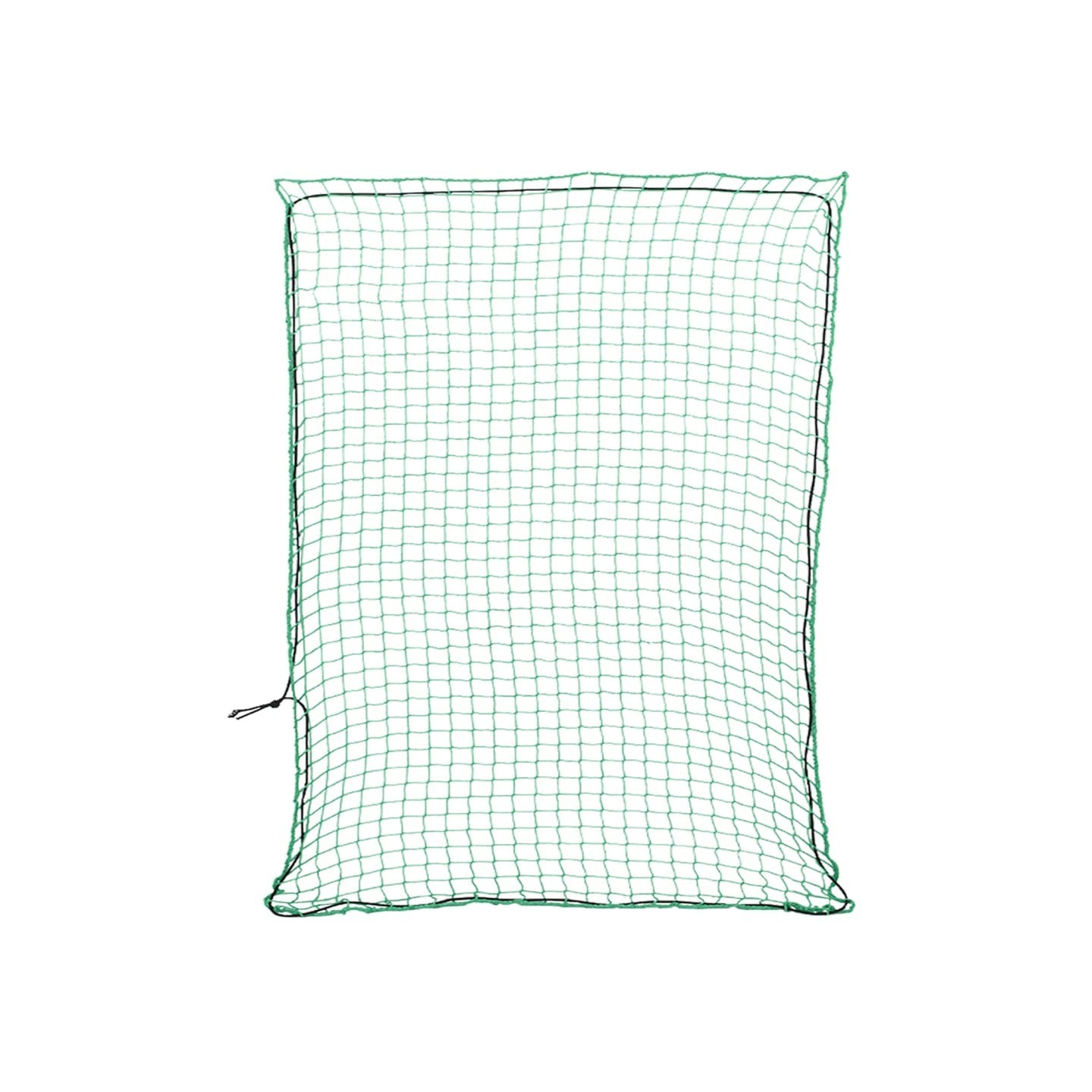 Filet pour remorque avec corde élastique vert 3x2,5 m PP