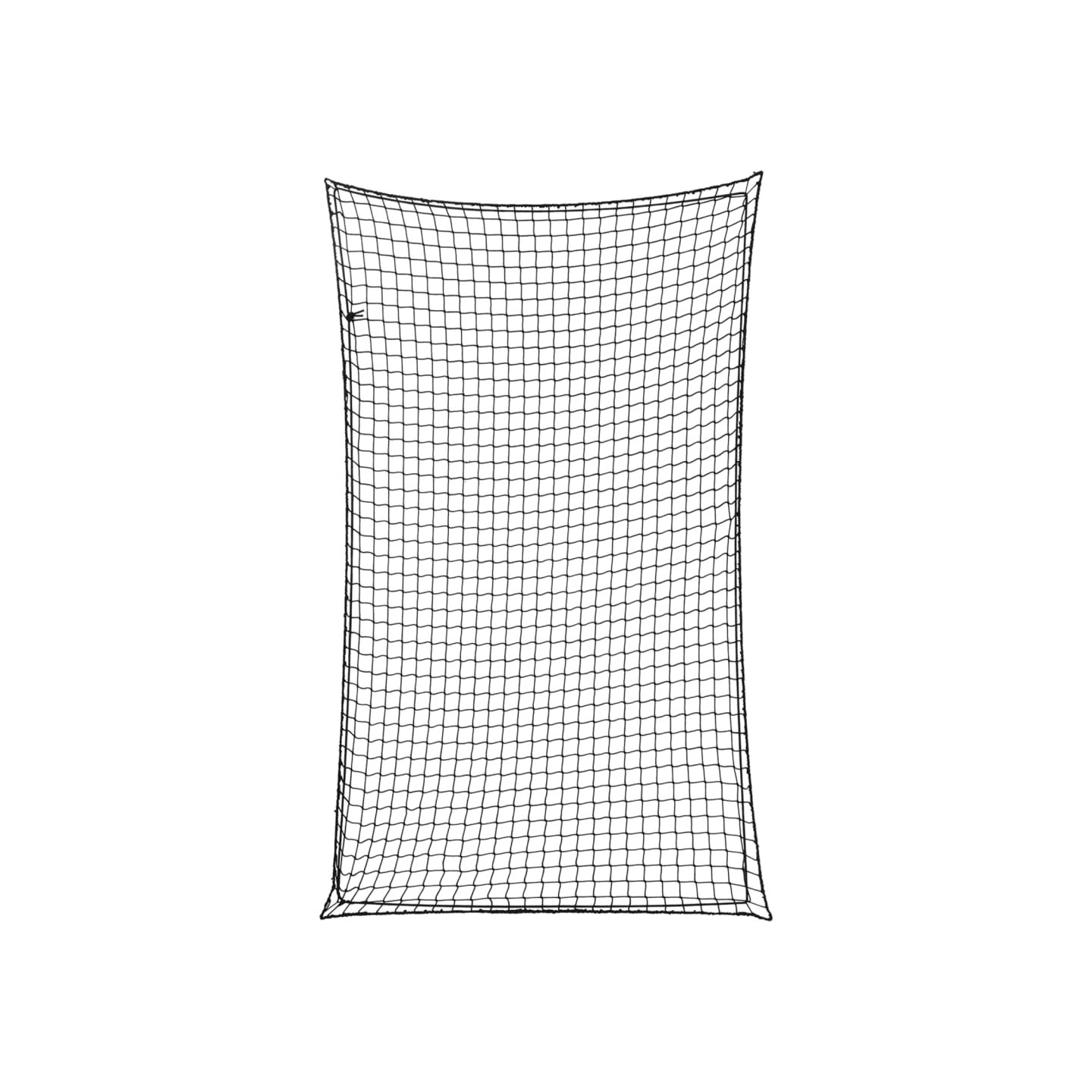 Filet pour remorque avec corde élastique noir 2,5x1,5 m PP