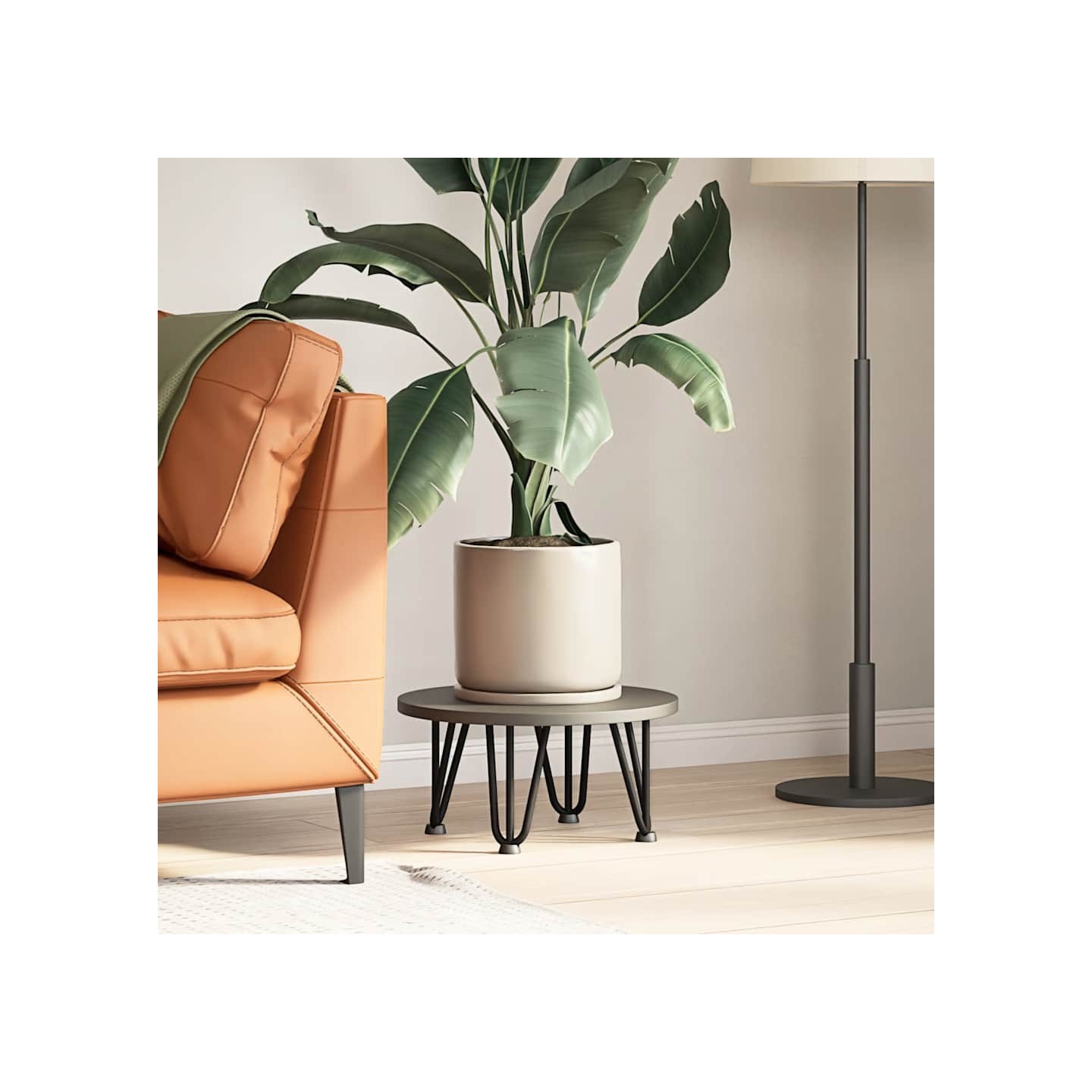Pieds en épingle à cheveux pour table basse 4 pièces Noir 20 cm