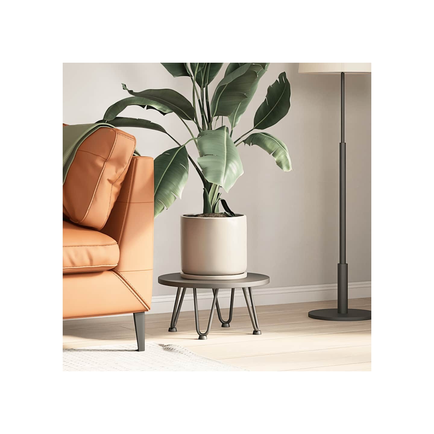 Pieds en épingle à cheveux pour table basse 4 pièces Anthracite 20 cm Acier massif