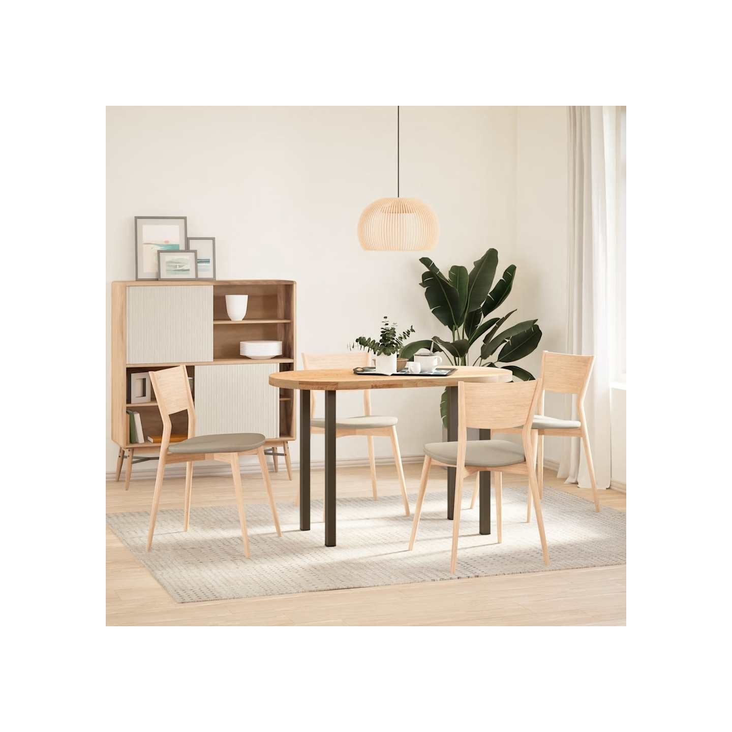 Pieds de table console 4 pièces Acier naturel 72-74 cm Acier