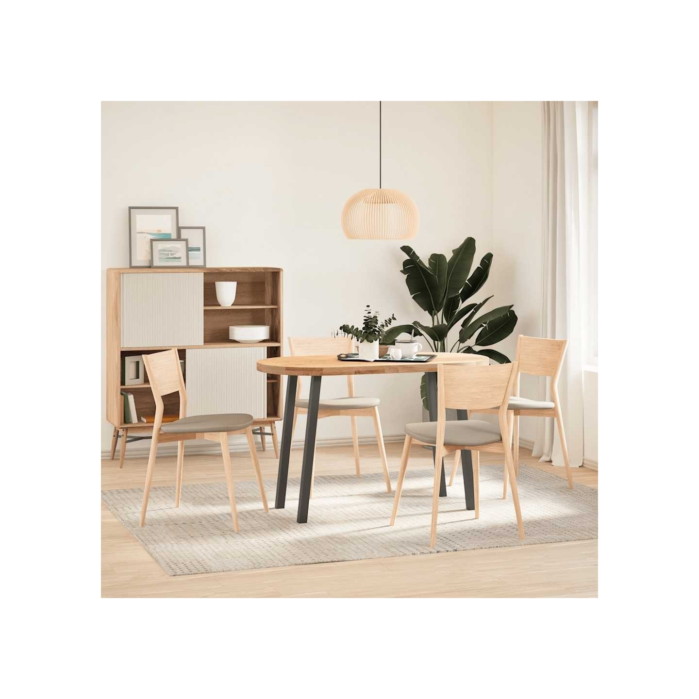 Pieds de table console 4 pièces Anthracite 72 cm Acier