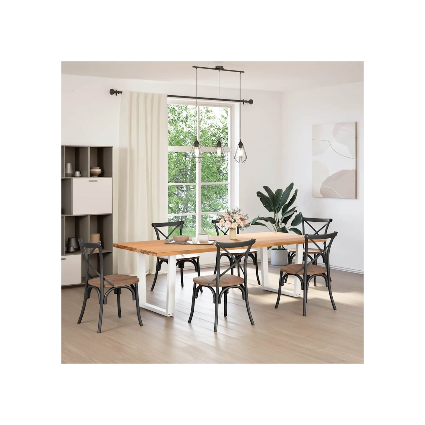 Pieds de table à manger forme de V 2 pcs blanc 90x(72-73,3)cm