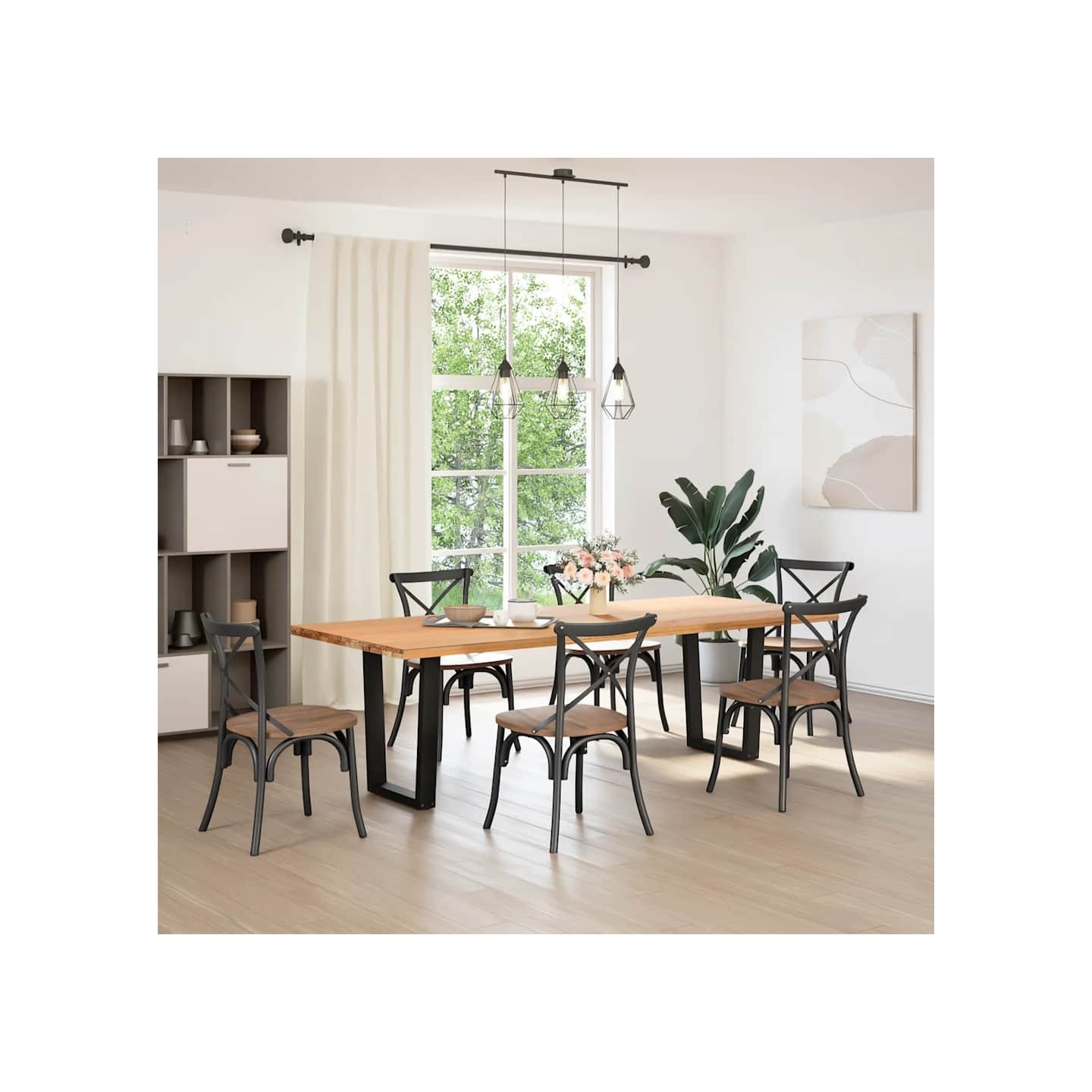 Pieds de table à manger en forme de V 2 pcs noir 70x(72-73,3)cm